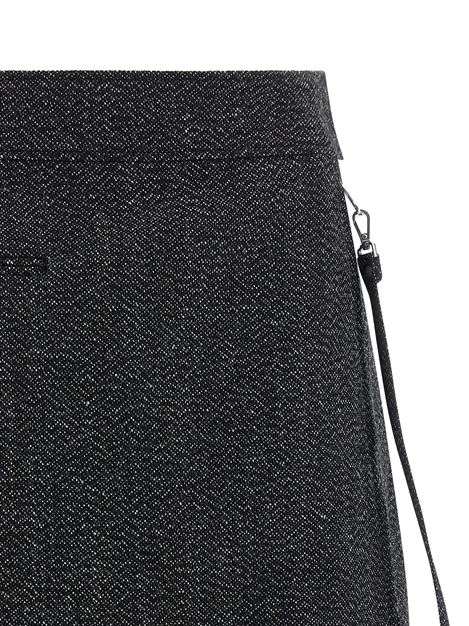 Courreges Women 'Zipped Caviar Mini' Skirt COURREGES