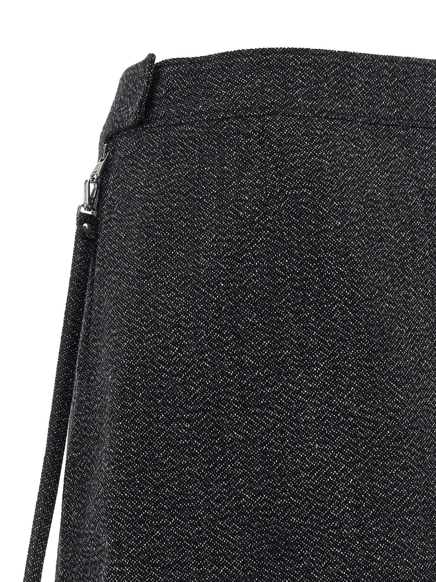 Courreges Women 'Zipped Caviar Mini' Skirt COURREGES