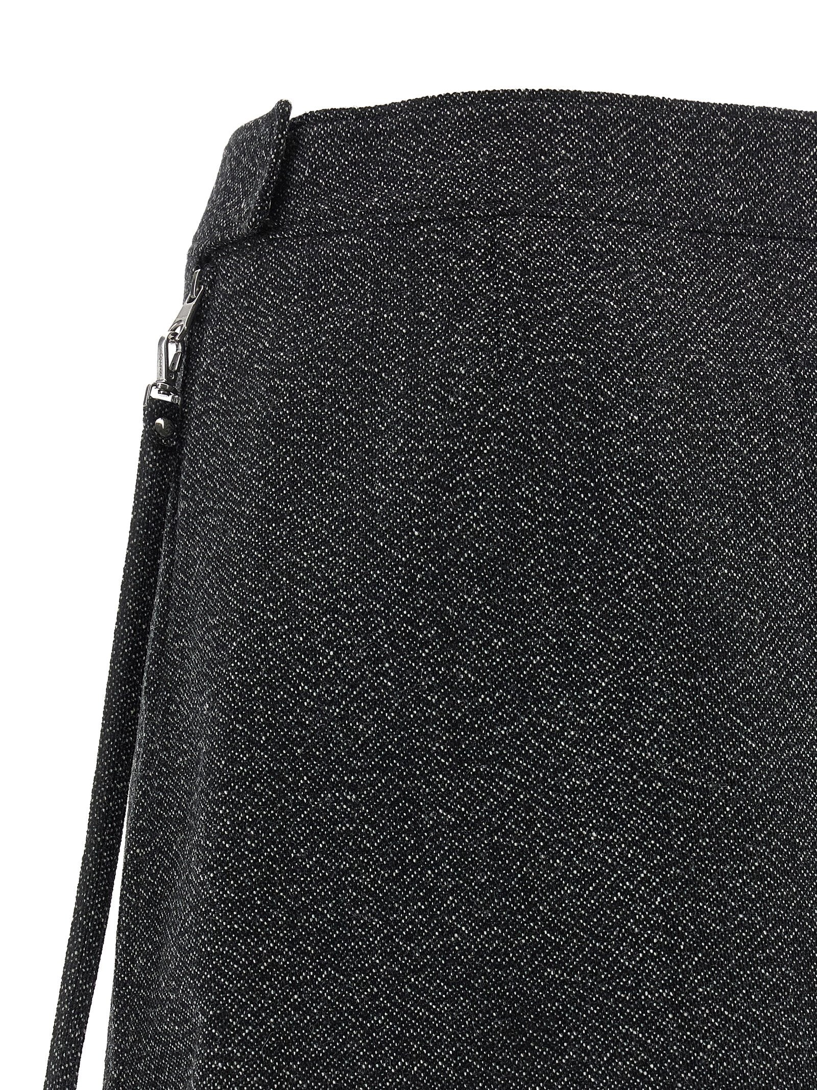 Courreges Women 'Zipped Caviar Mini' Skirt COURREGES