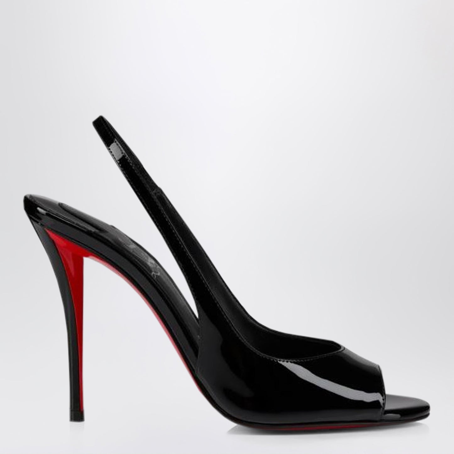 Christian Louboutin Sofia Z Slingback Pumps In Black Patent Leather Women CHRISTIAN LOUBOUTIN