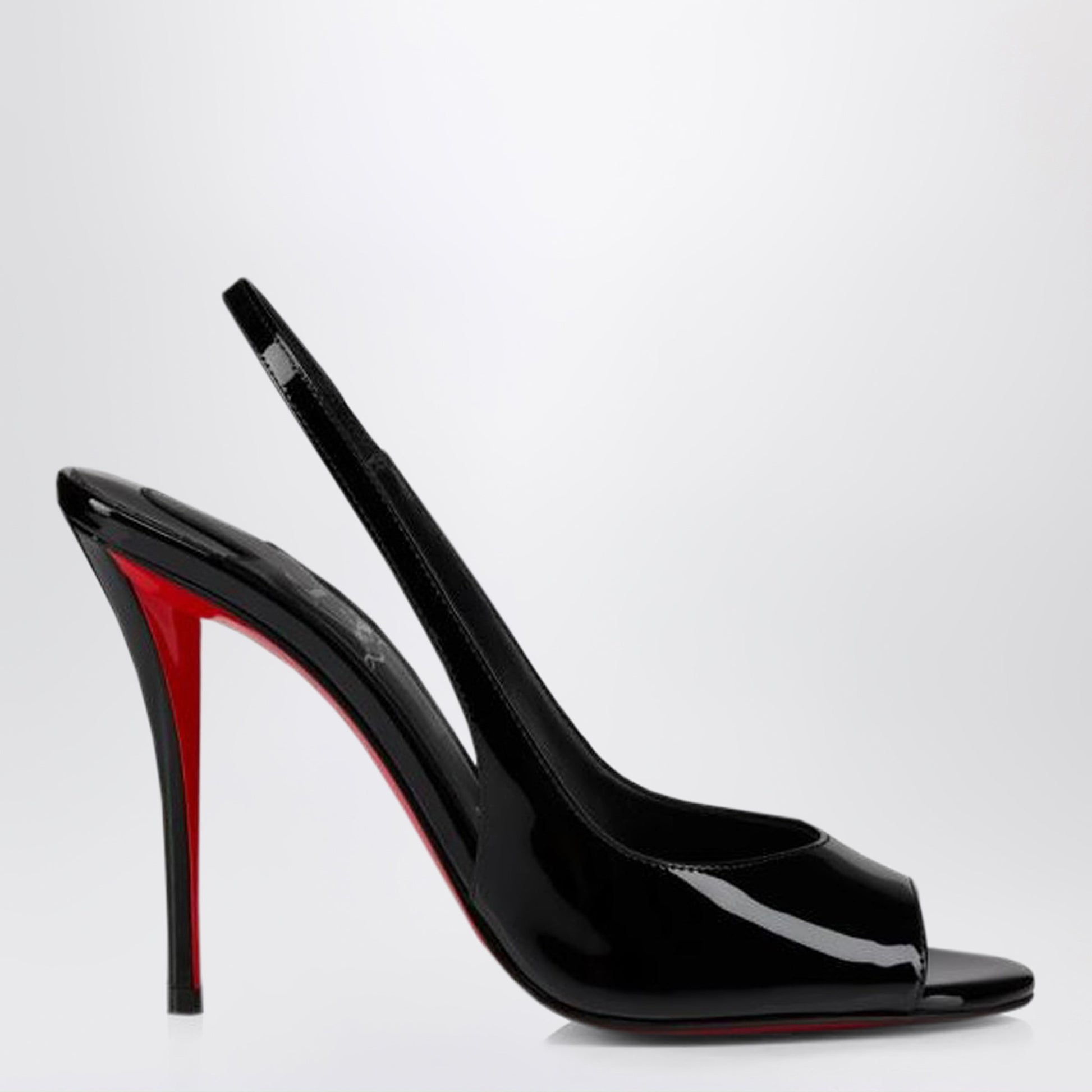 Christian Louboutin Sofia Z Slingback Pumps In Black Patent Leather Women CHRISTIAN LOUBOUTIN
