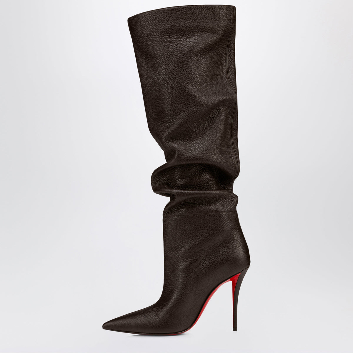 Christian Louboutin Brown Zependris Boots In Deer Leather Women CHRISTIAN LOUBOUTIN