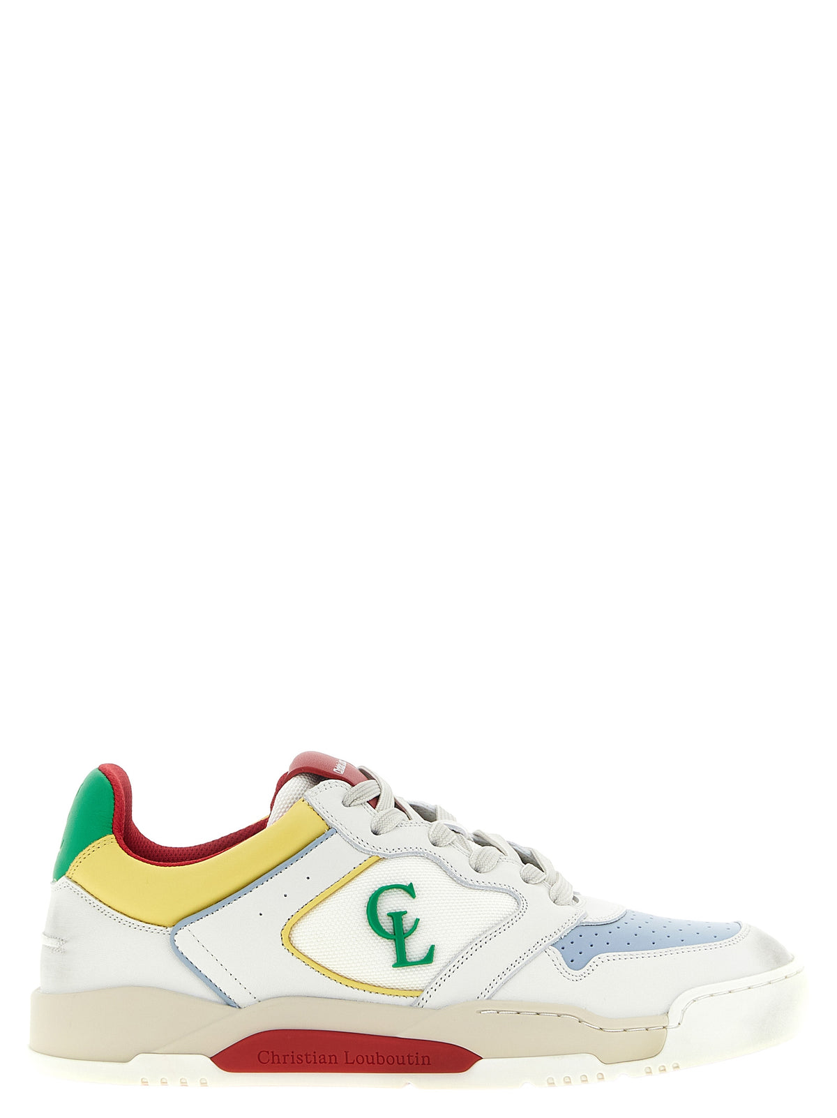 Christian Louboutin Men Multicolor 'Bsktball 1 Retro' Sneakers CHRISTIAN LOUBOUTIN