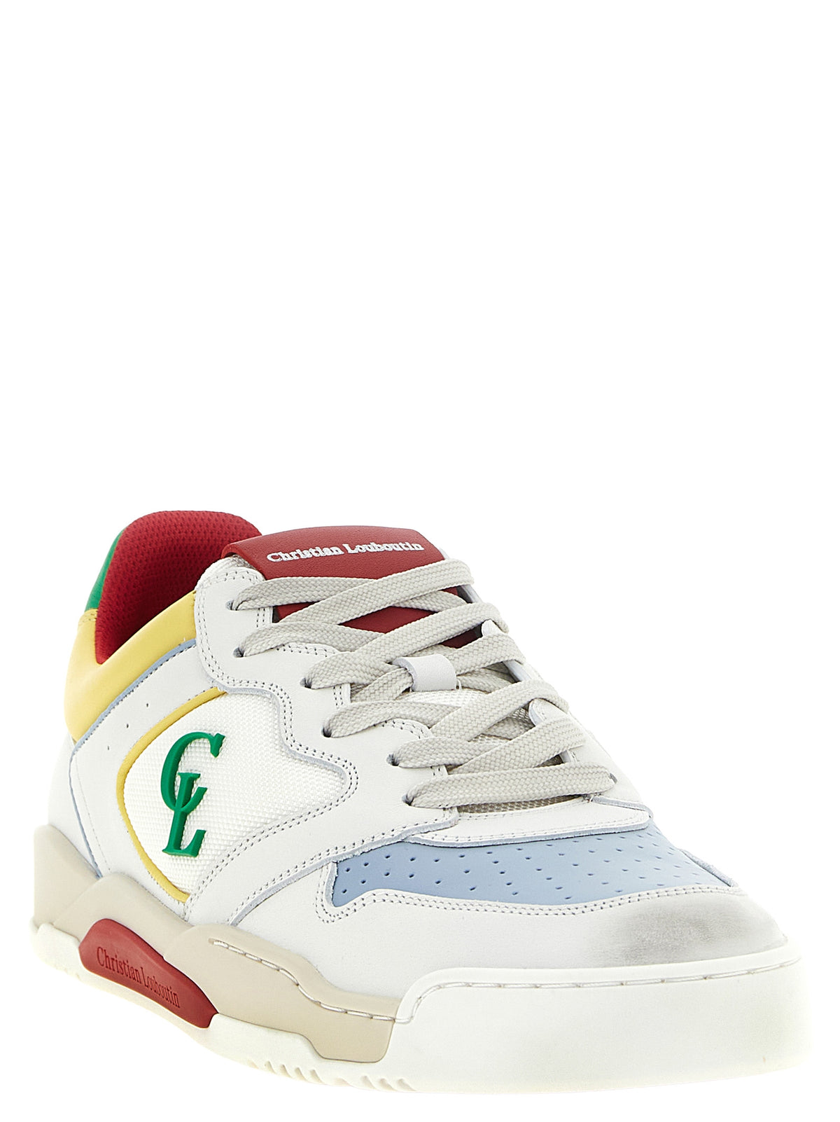 Christian Louboutin Men Multicolor 'Bsktball 1 Retro' Sneakers CHRISTIAN LOUBOUTIN