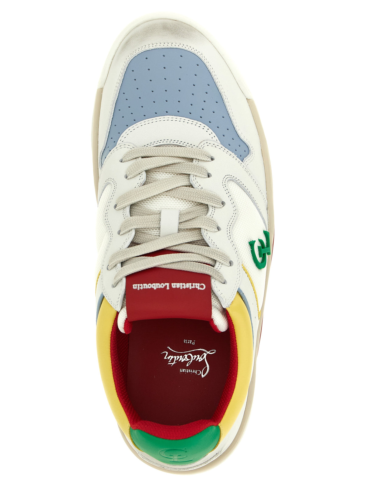 Christian Louboutin Men Multicolor 'Bsktball 1 Retro' Sneakers CHRISTIAN LOUBOUTIN