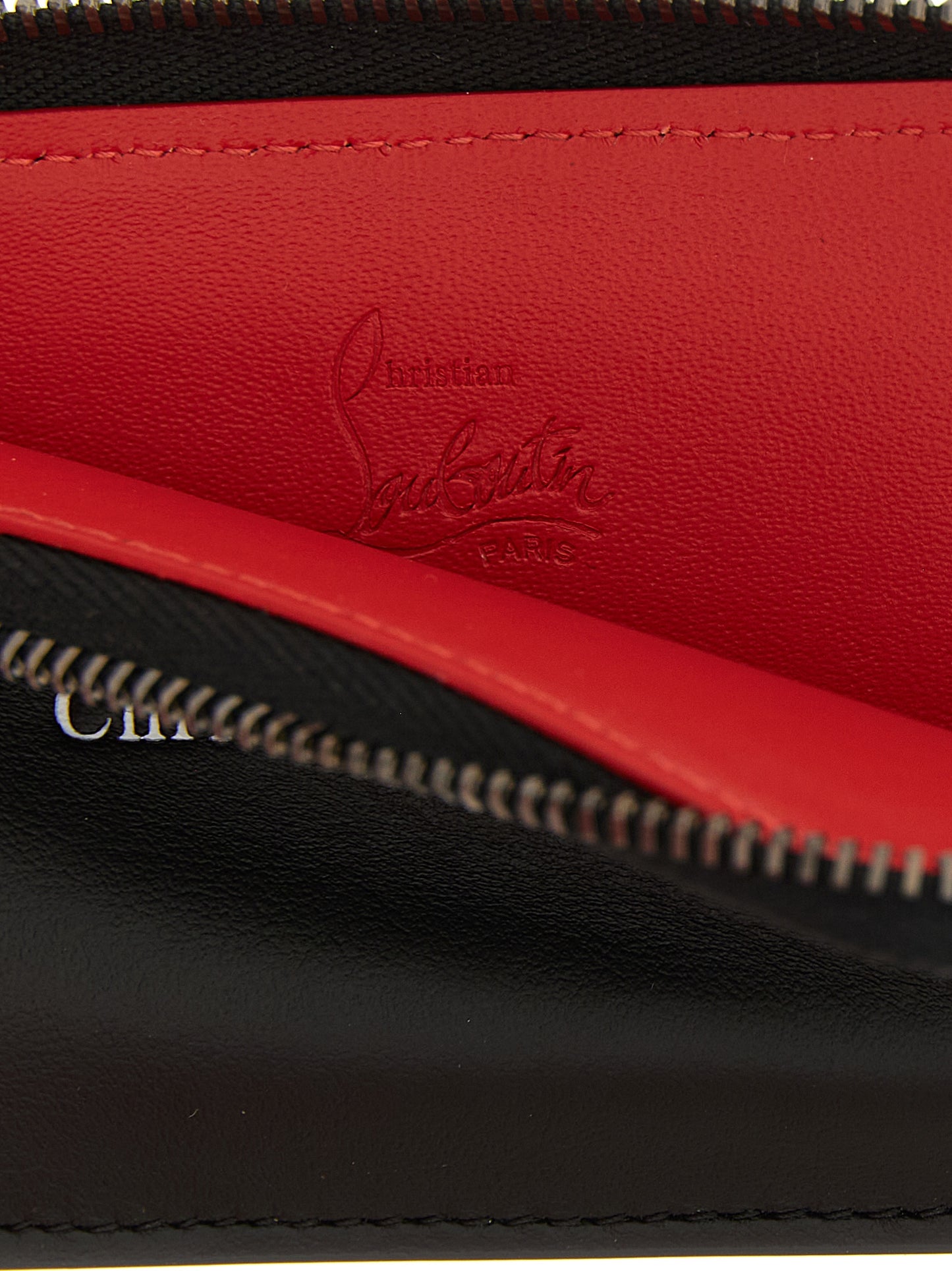 Christian Louboutin Men 'Canopy' Zip Card Holder CHRISTIAN LOUBOUTIN