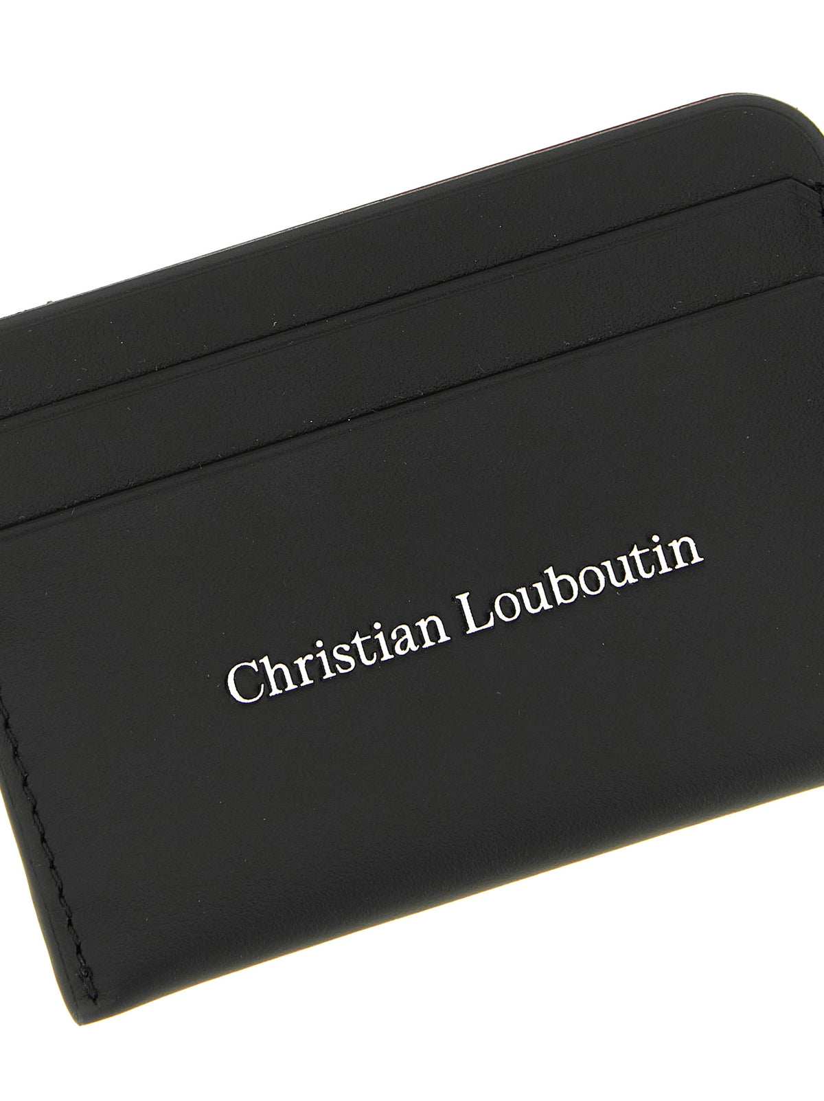 Christian Louboutin Men Black 'Canopy' Card Holder CHRISTIAN LOUBOUTIN