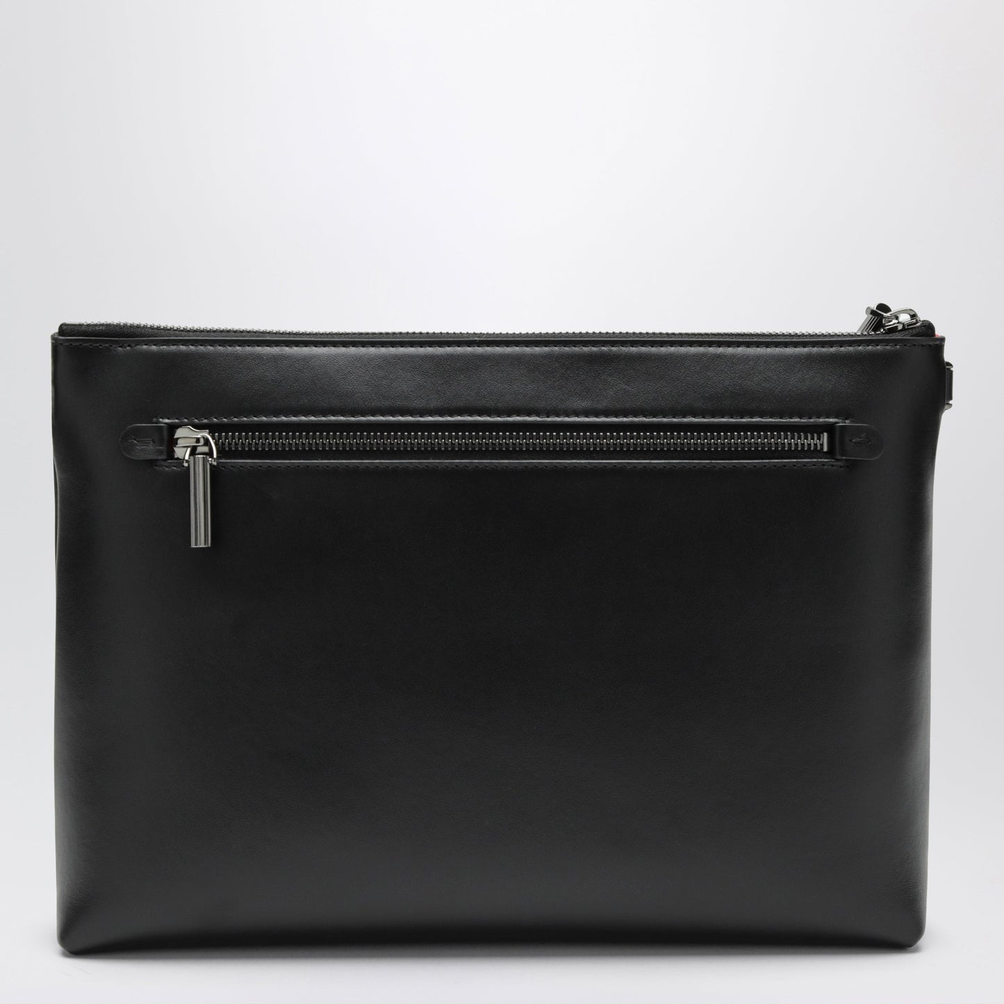 Christian Louboutin Clutch Bag In Black Smooth Leather Men CHRISTIAN LOUBOUTIN