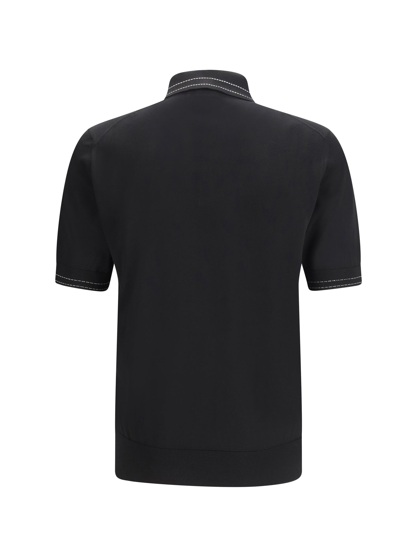 Dolce & Gabbana Men Silk Polo Shirt With Polo Collar And Short Sleeves DOLCE & GABBANA