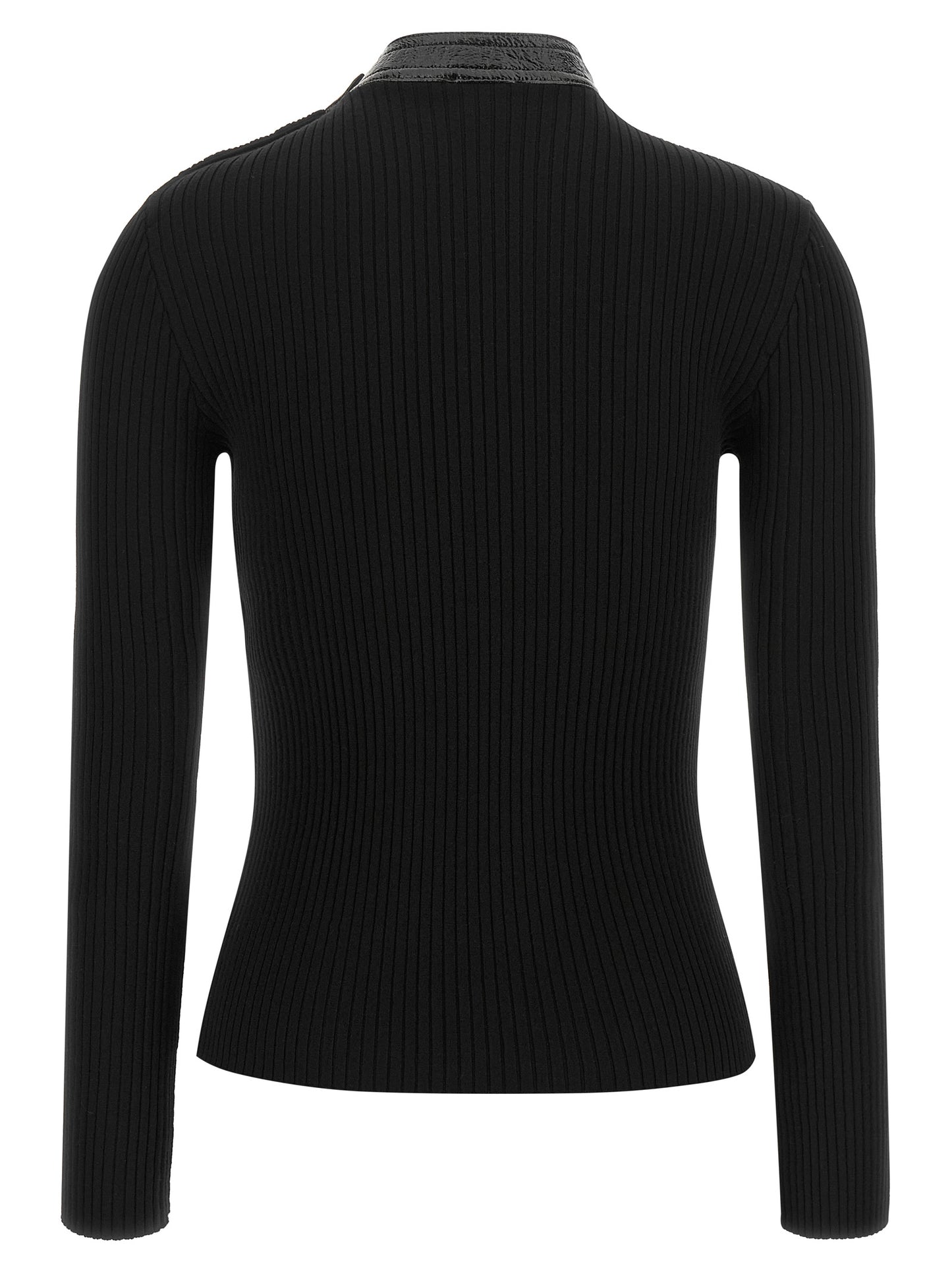 Courreges Women Vinyl Collar Sweater COURREGES