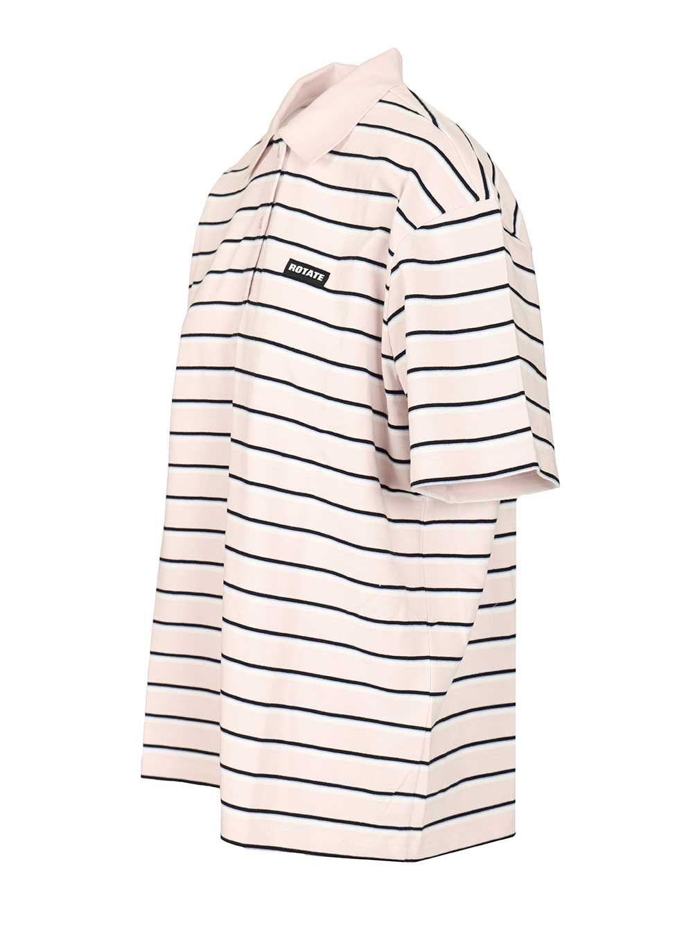 Rotate Women Jersey Polo Shirt ROTATE