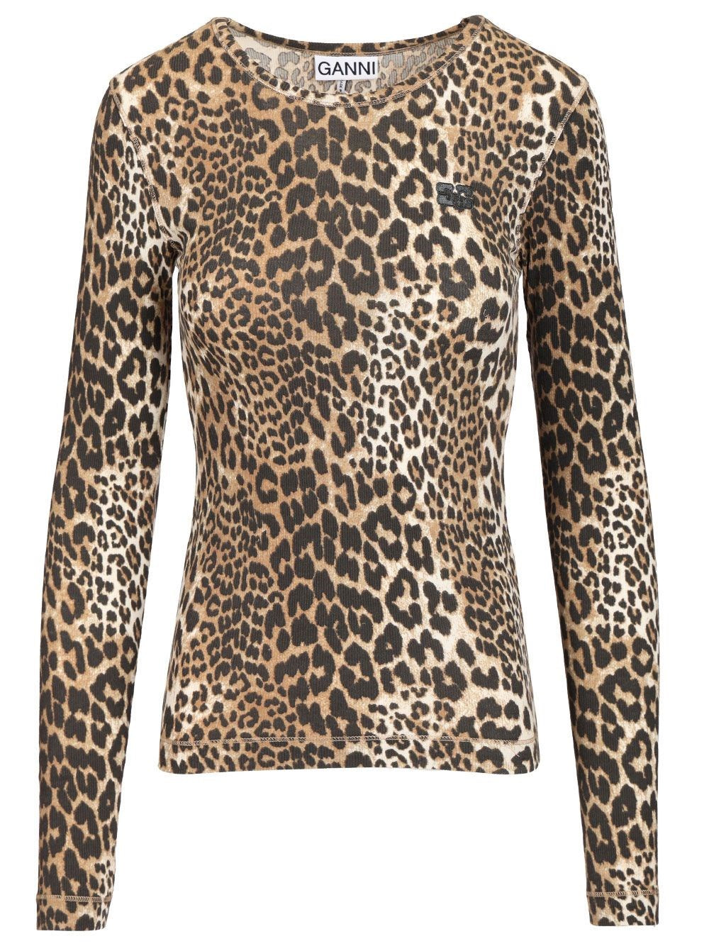 Ganni Women Long-Sleeved T-Shirt GANNI