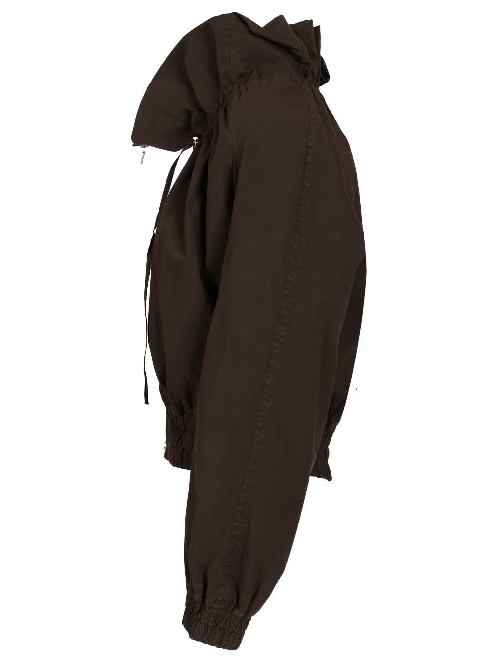 Dries Van Noten Women Cotton Blend Ruffled Jacket DRIES VAN NOTEN