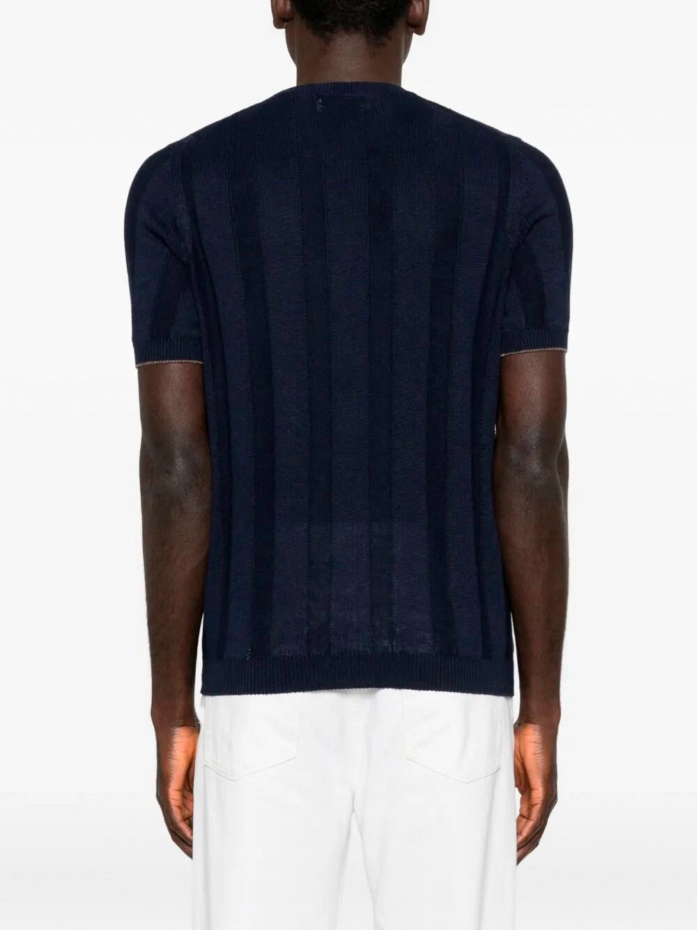 Brunello Cucinelli Men Short Sleeve Sweater BRUNELLO CUCINELLI
