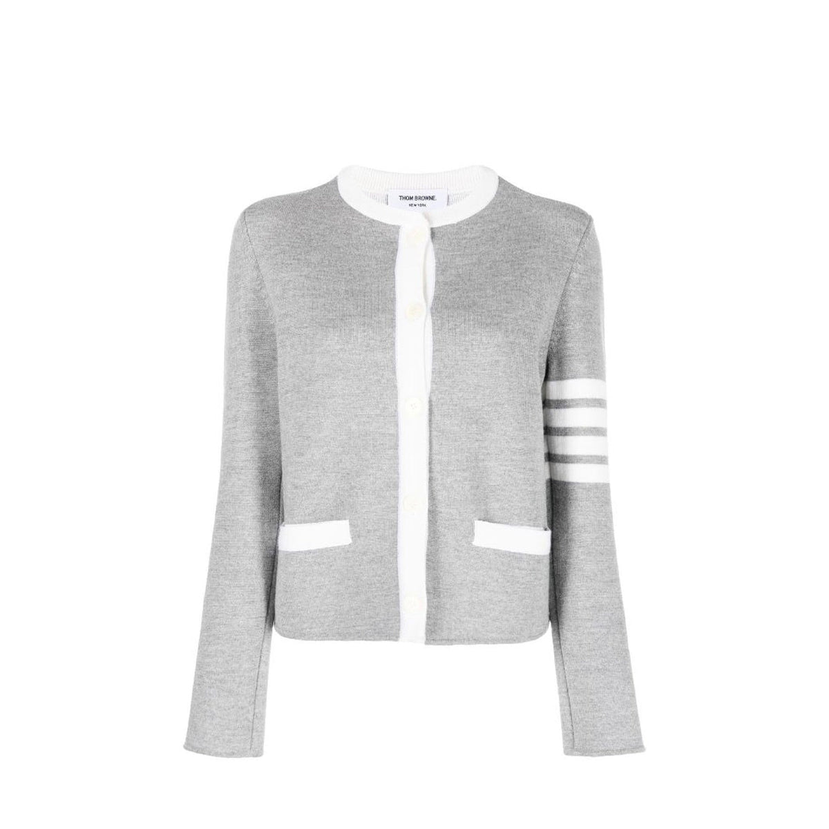 Thom Browne 4- Bar Wool Cardigan Women THOM BROWNE