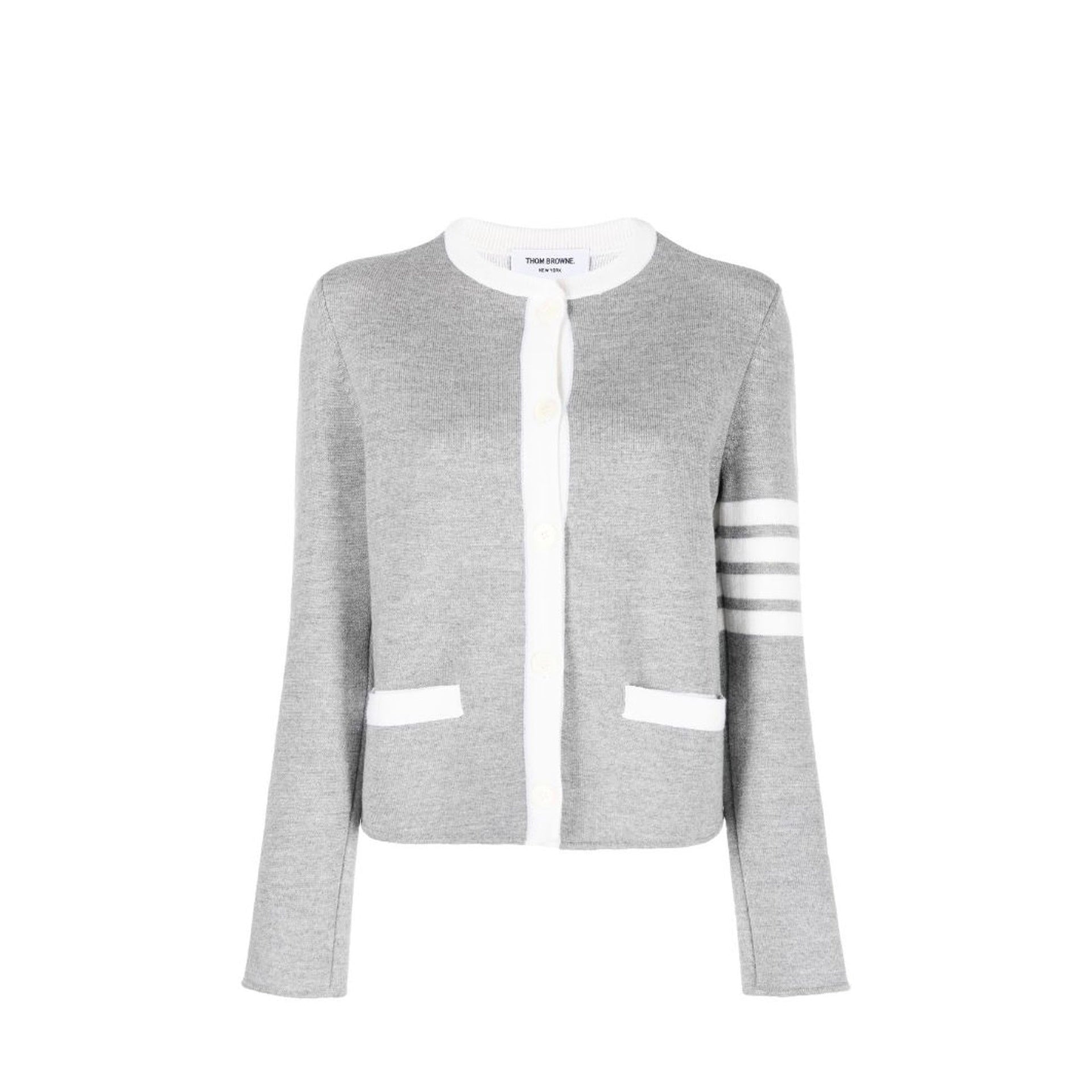 Thom Browne 4- Bar Wool Cardigan Women THOM BROWNE
