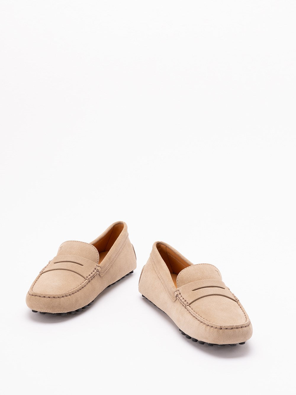 Tod's Women `Gommino` Loafers In Suede TOD'S