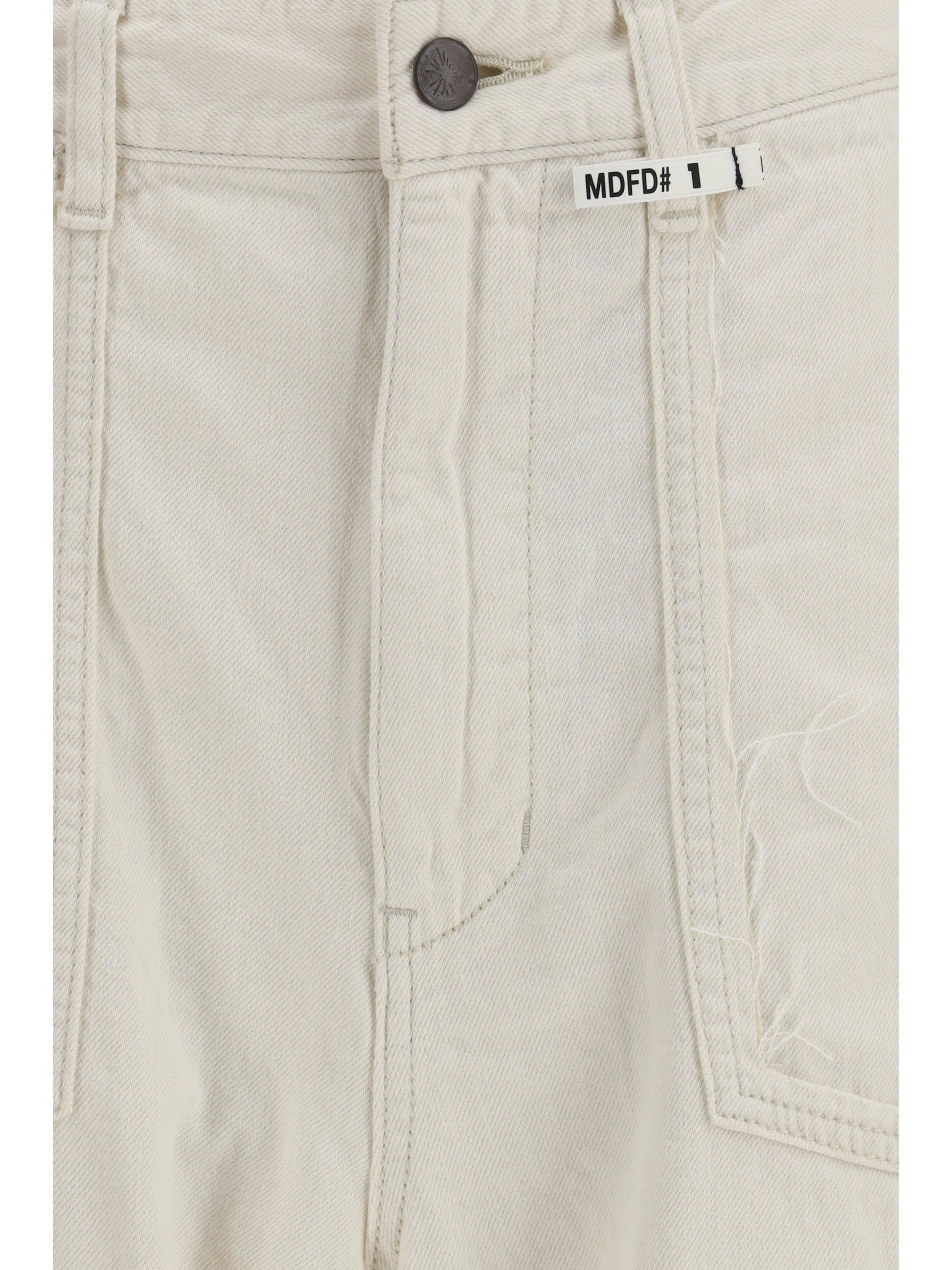 Maison Mihara Yasuhiro Women Cut-Out Pocket Denim Pants MAISON MIHARA YASUHIRO