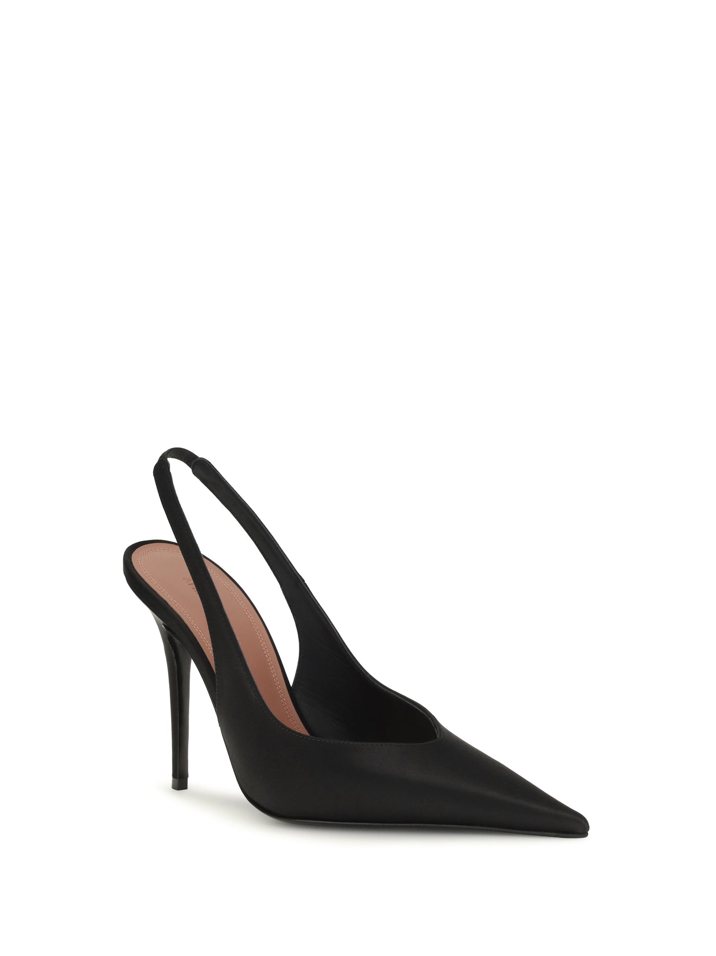 Amina Muaddi Women Anok Satin Slingback Pumps AMINA MUADDI