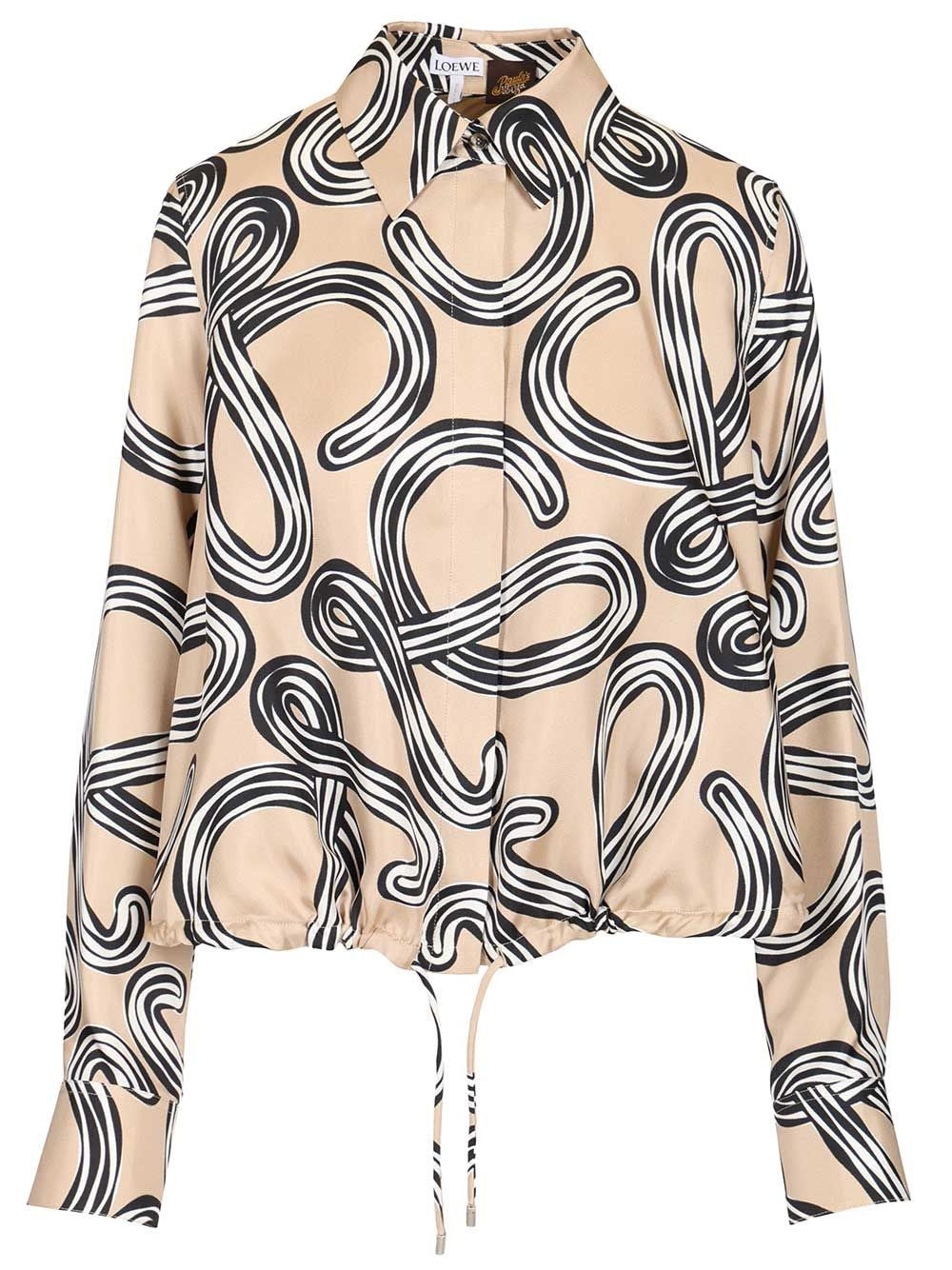 Loewe Paula's Ibiza Women Silk Balloon Shirt LOEWE