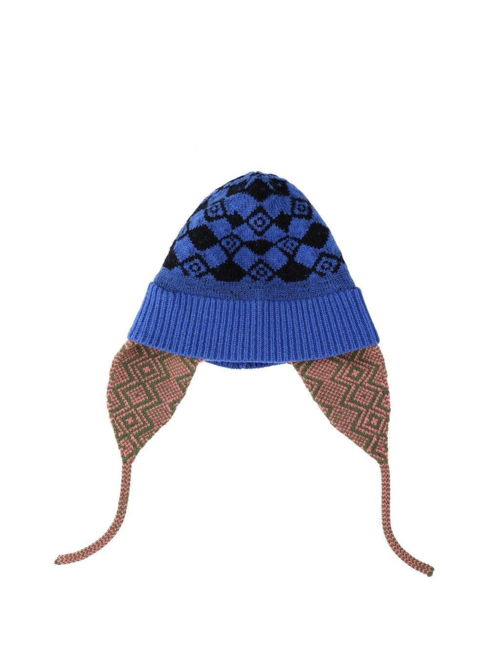 Dries Van Noten Men Marvin Jacquard Wool Beanie DRIES VAN NOTEN