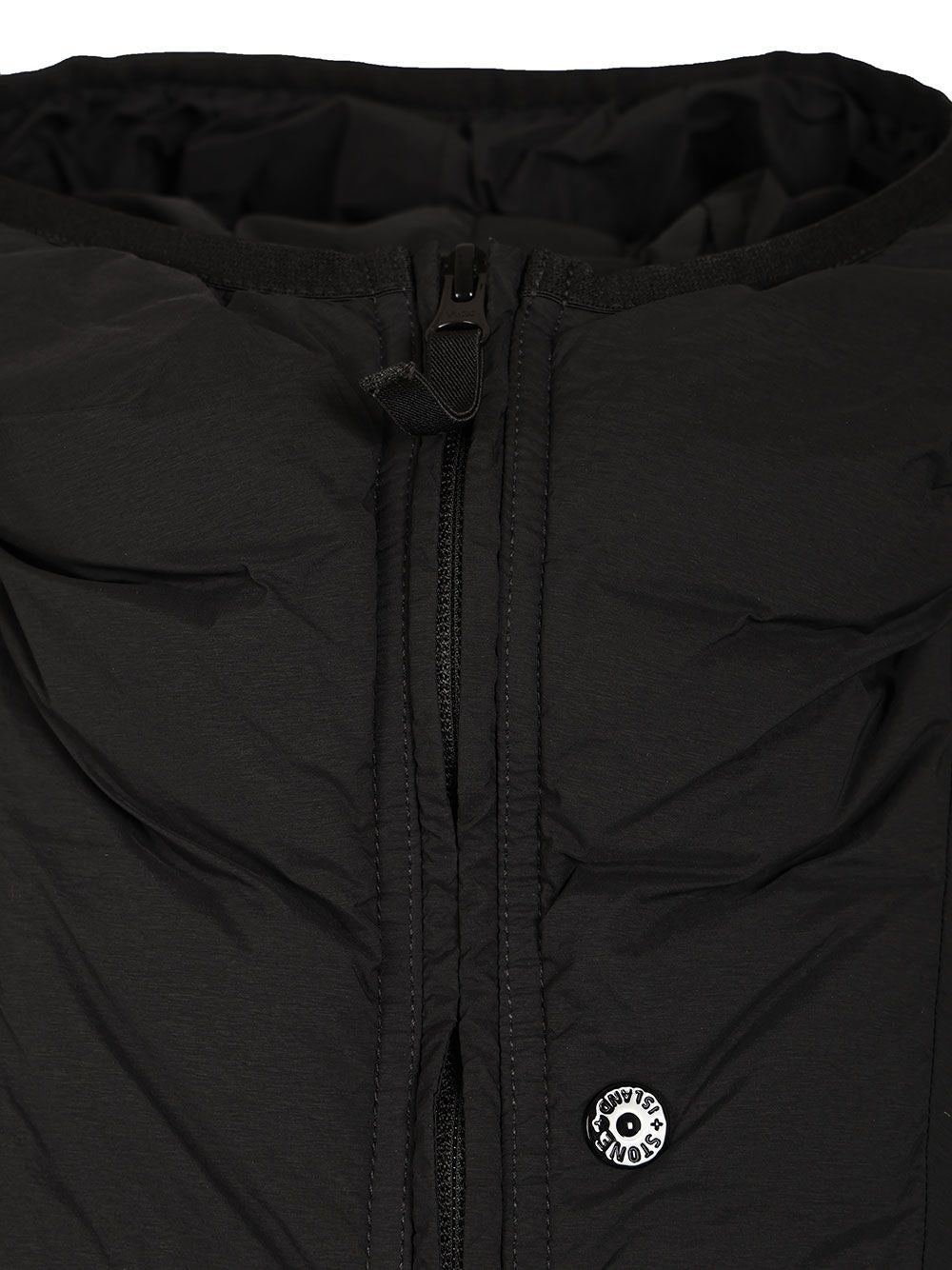 Stone Island Men Hooded Down Jacket In Stretch Fabric