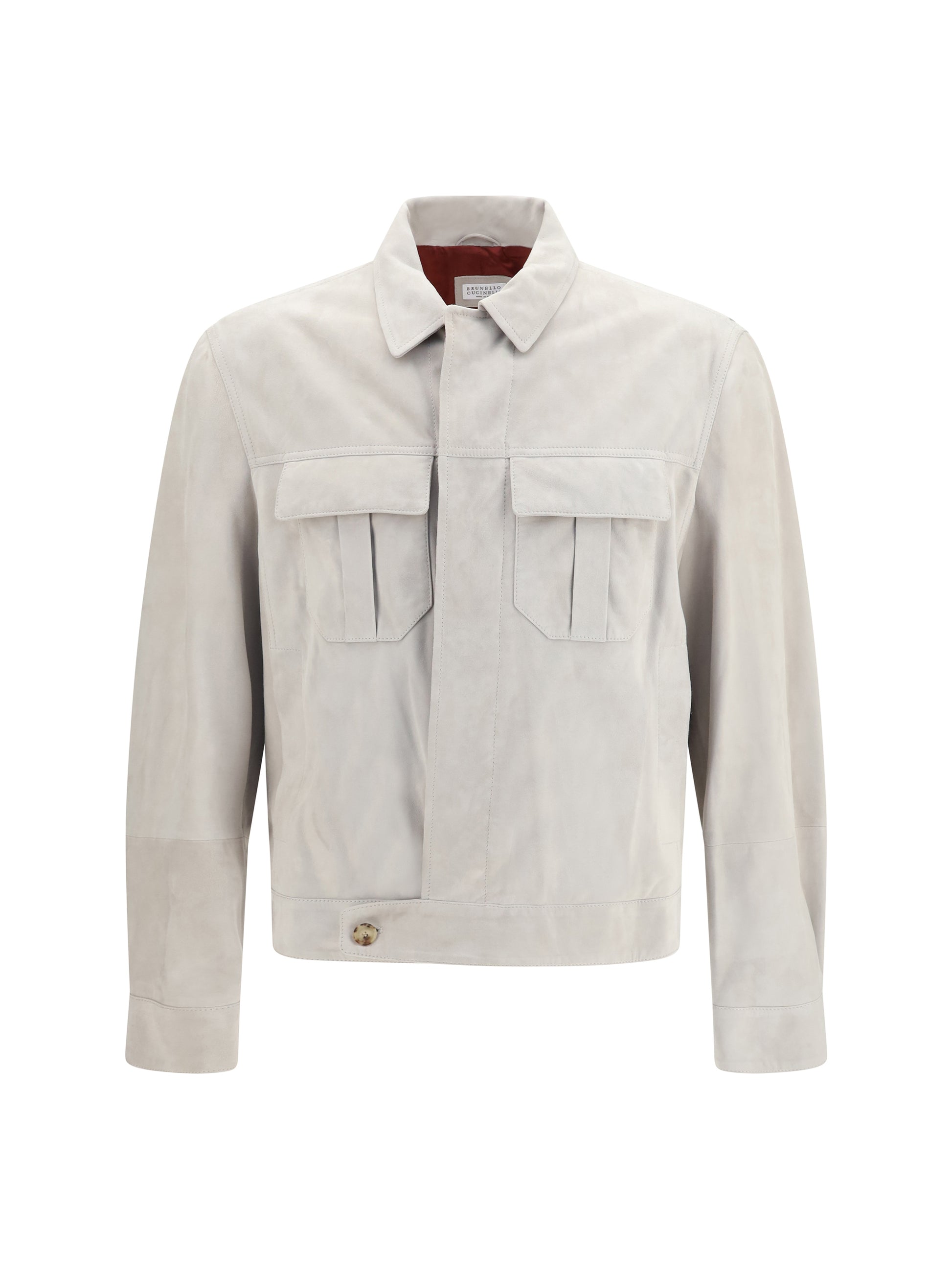 Brunello Cucinelli Men Suede Jacket BRUNELLO CUCINELLI