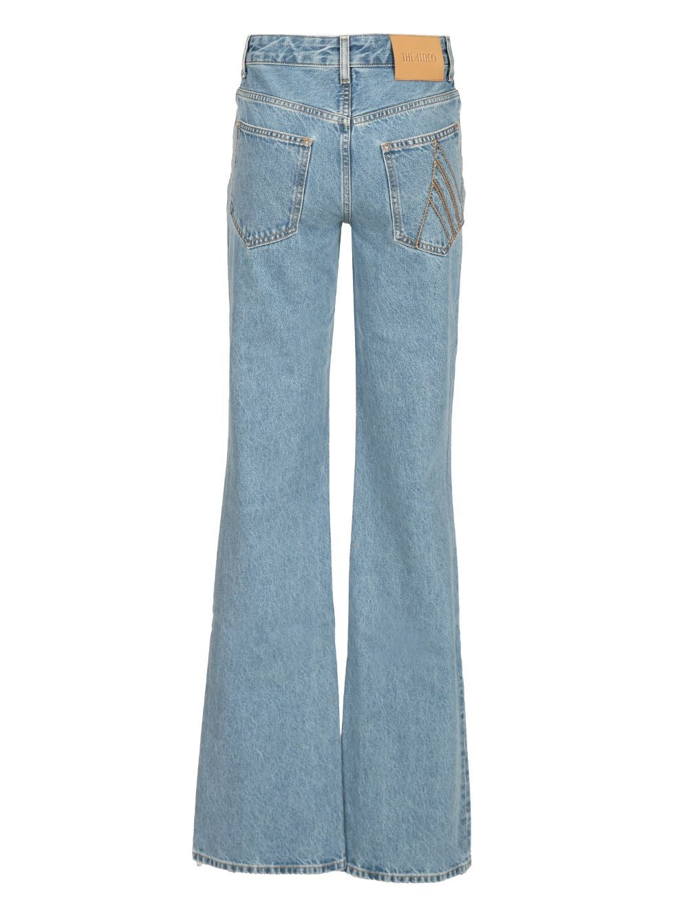 The Attico Women Denim Long Trousers THE ATTICO