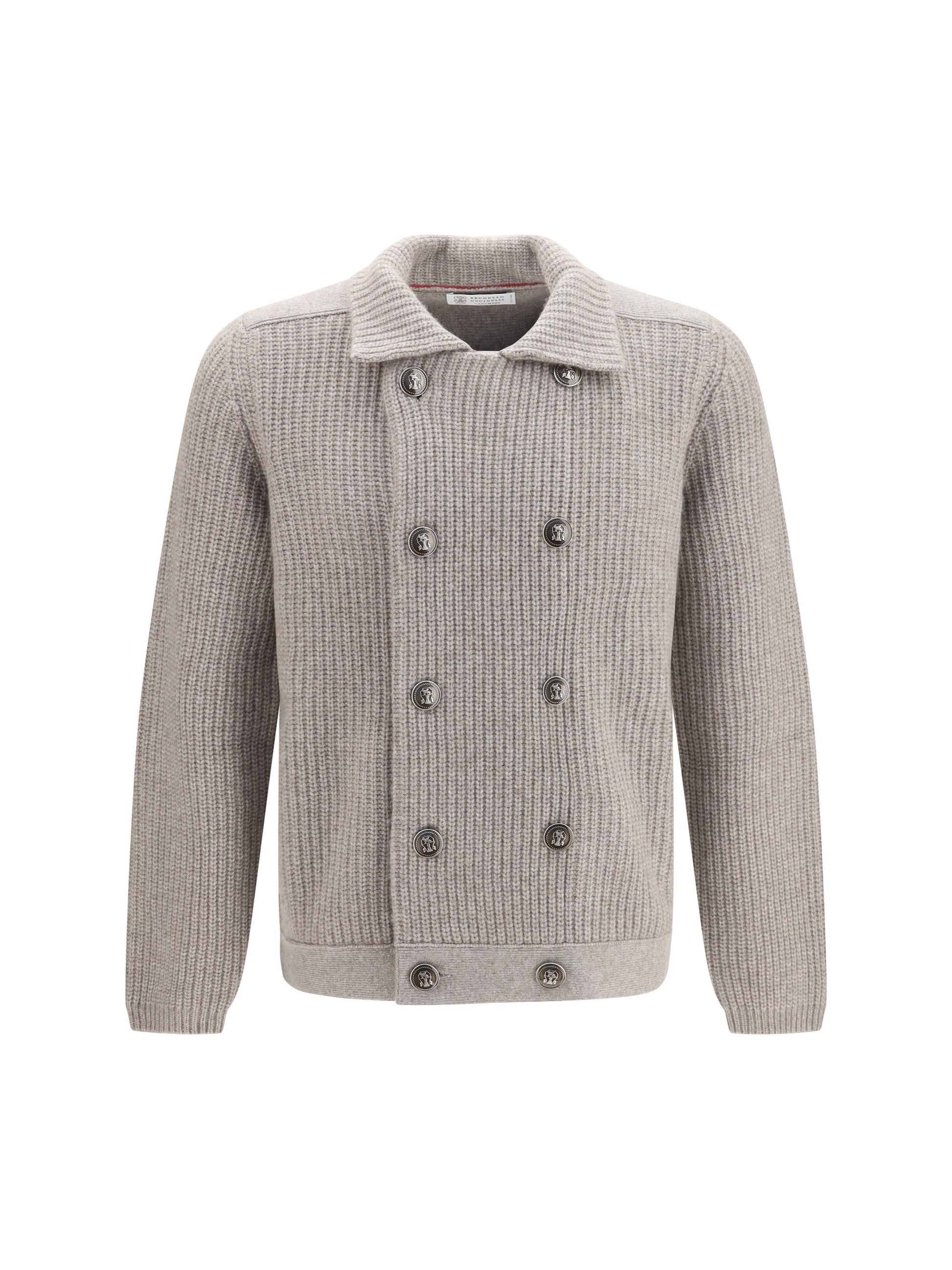 Brunello Cucinelli Men Marina Cardigan In English Rib Cashmere BRUNELLO CUCINELLI