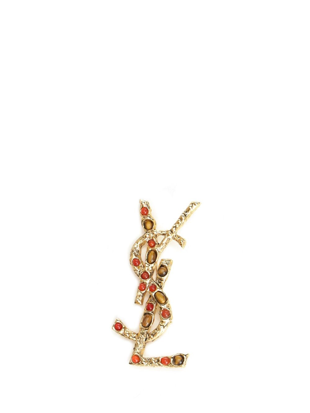 Saint Laurent Women Cassandre Brooch SAINT LAURENT