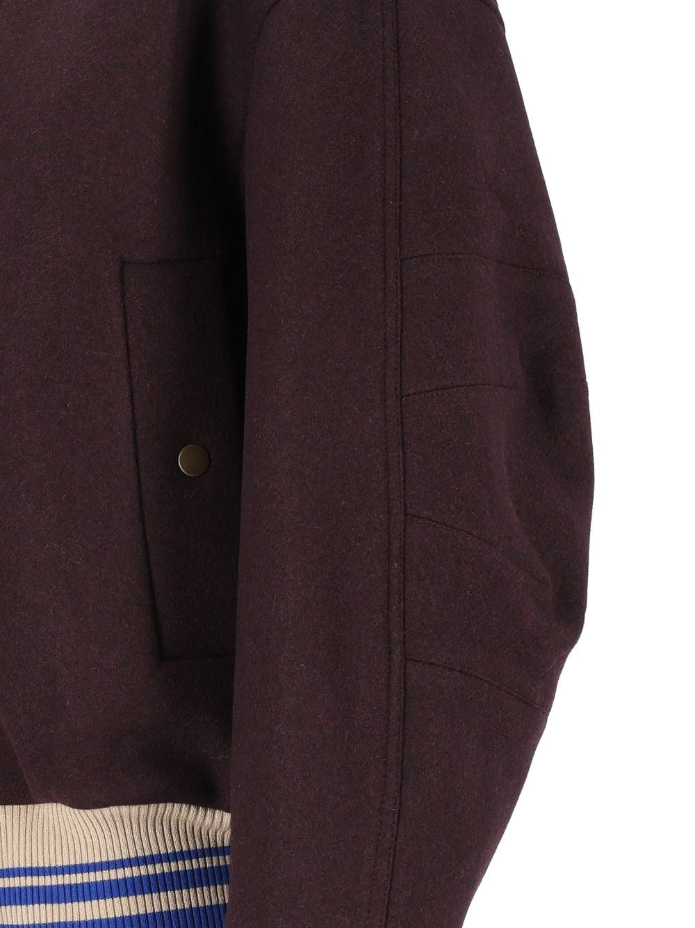 Dries Van Noten Women "Valdi" Wool-Blend Bomber Jacket DRIES VAN NOTEN
