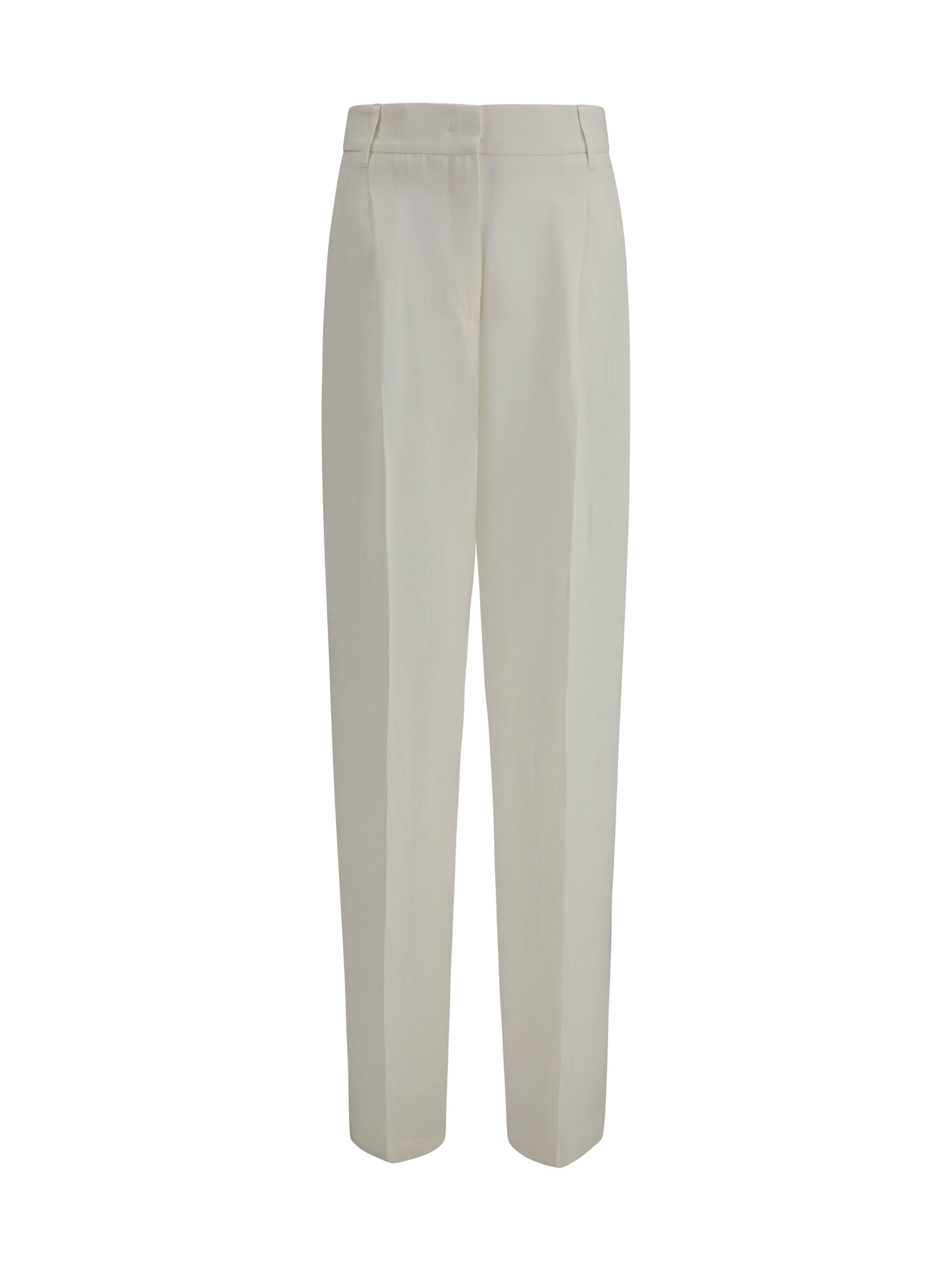 Max Mara Studio Women Mstsumero Pants In Linen Batavia MAX MARA STUDIO