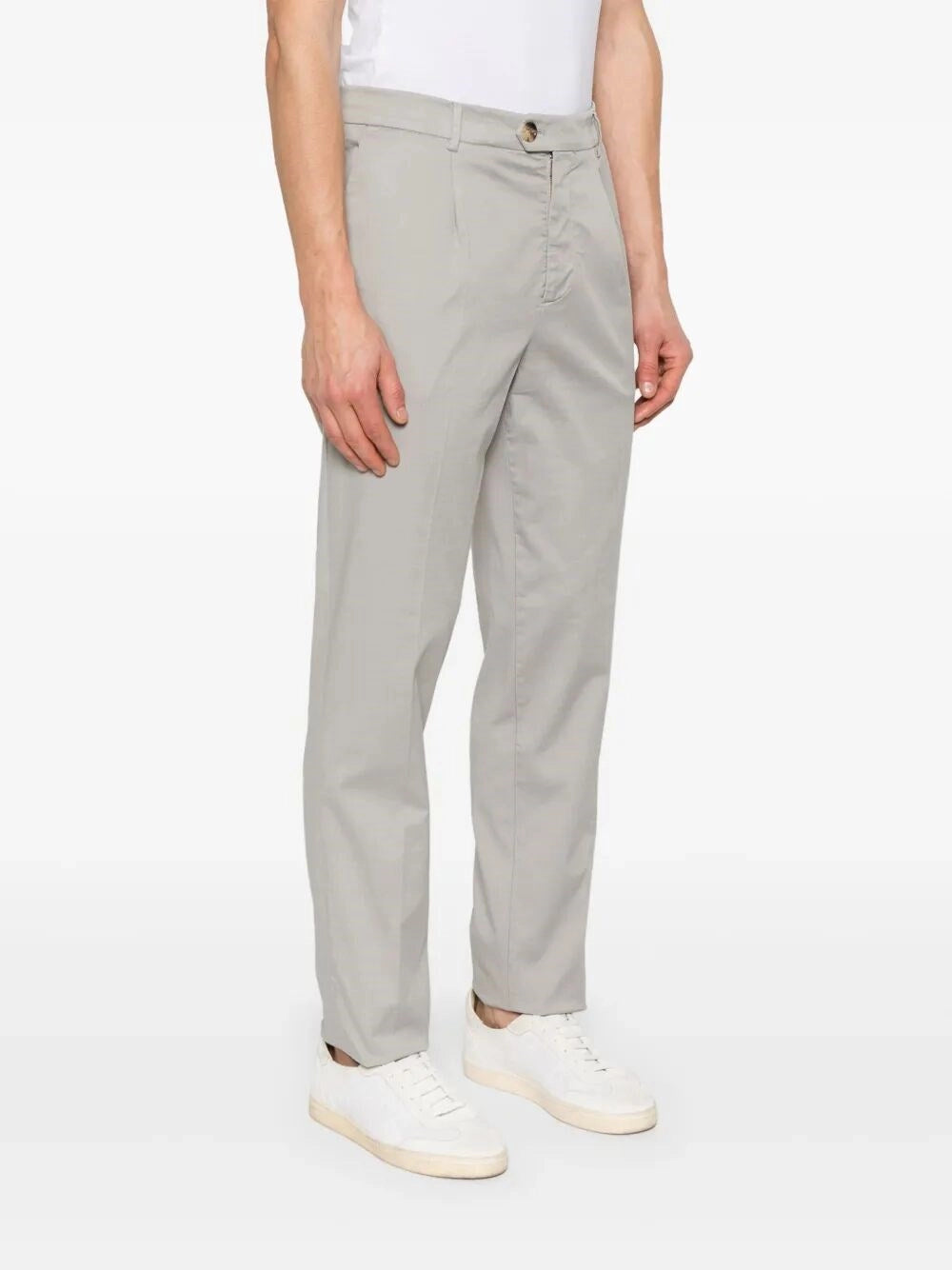Brunello Cucinelli Men Garment-Dyed Leisure Fit Pants BRUNELLO CUCINELLI