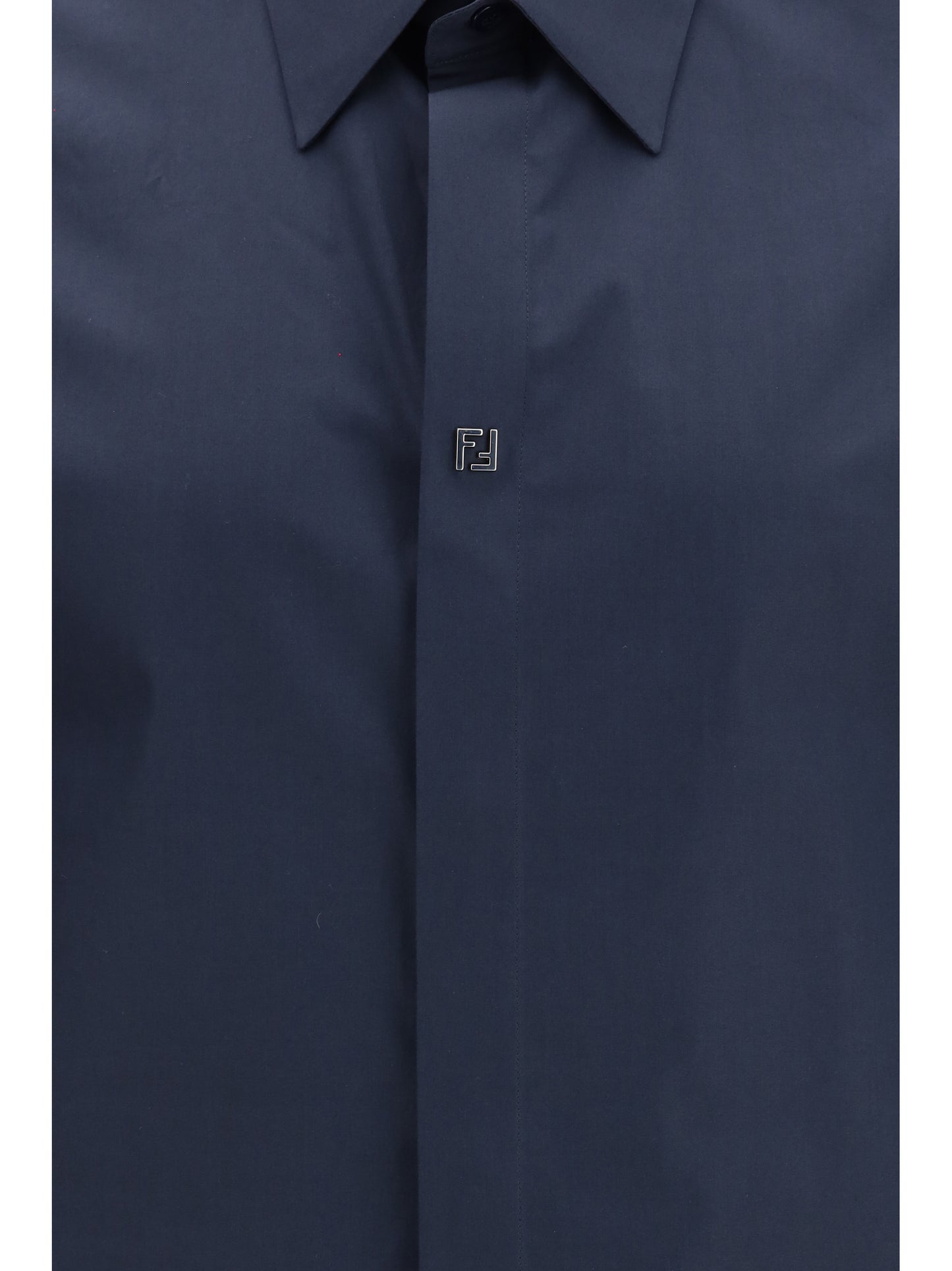 Fendi Men Shirt With Ff Detail FENDI
