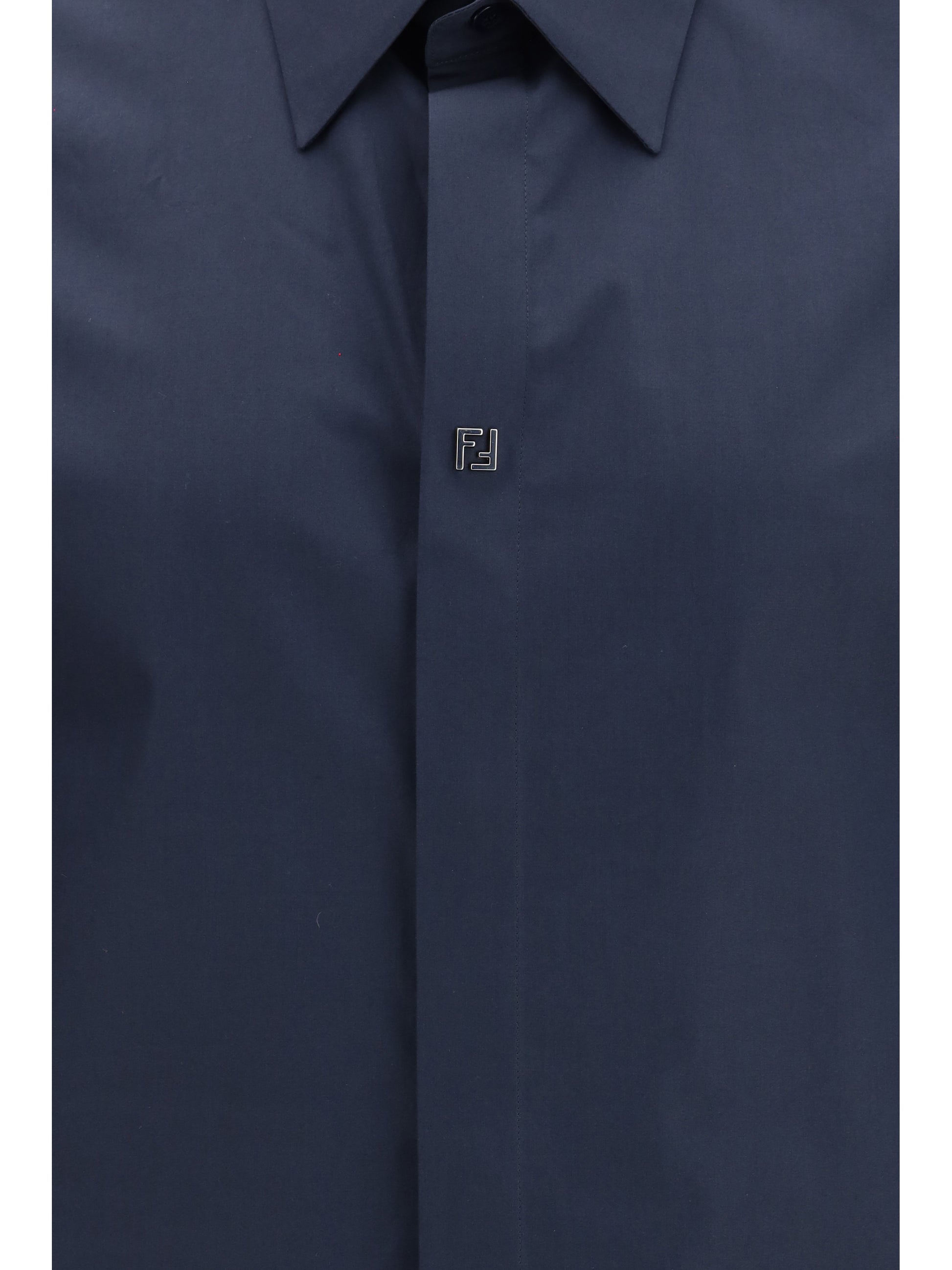 Fendi Men Shirt With Ff Detail FENDI