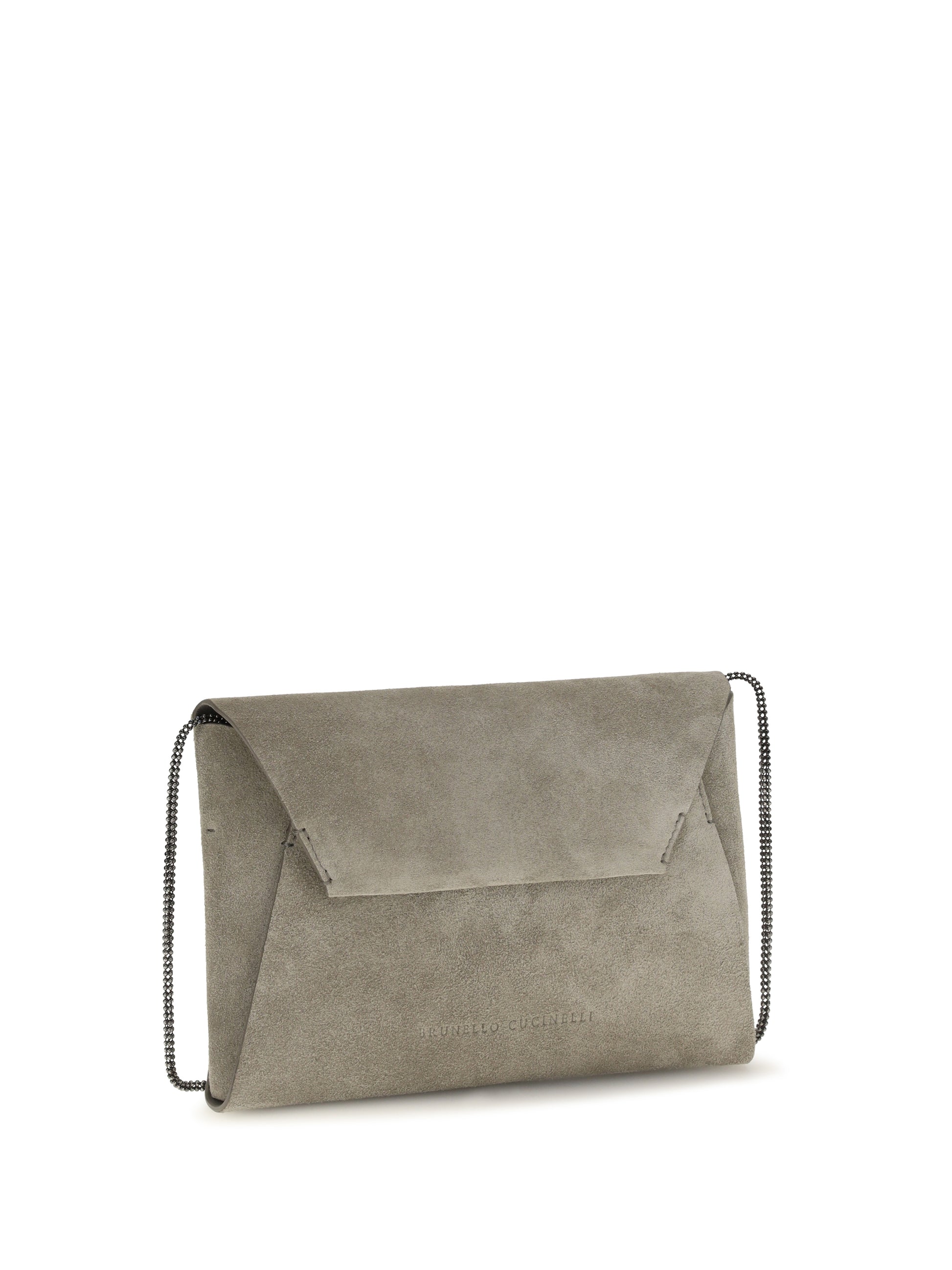 Brunello Cucinelli Women Bc Duo Suede Clutch Bag BRUNELLO CUCINELLI