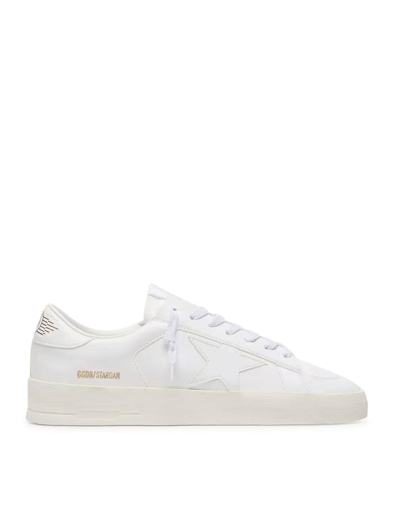 Golden Goose Deluxe Brand Men Stardan Sneakers In White Leather GOLDEN GOOSE