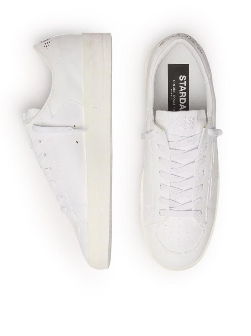Golden Goose Deluxe Brand Men Stardan Sneakers In White Leather GOLDEN GOOSE