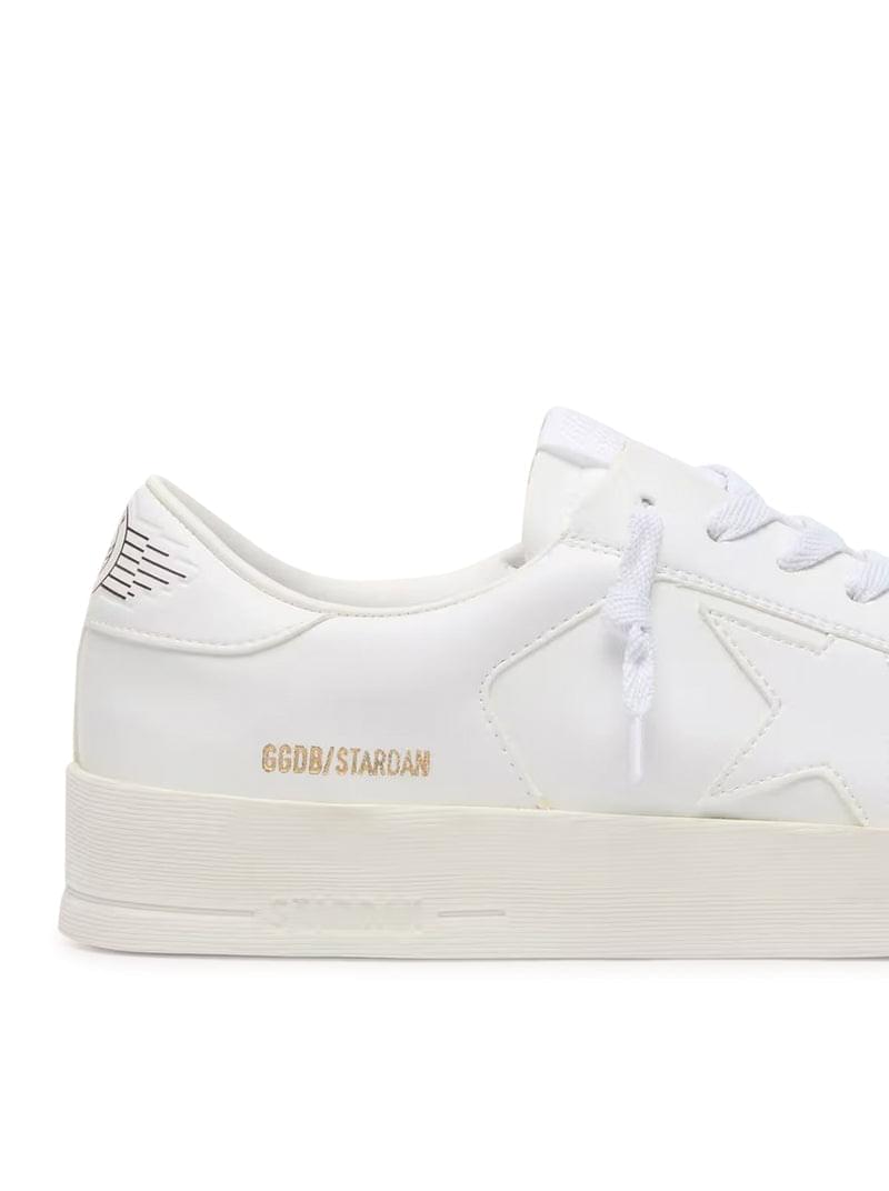 Golden Goose Deluxe Brand Men Stardan Sneakers In White Leather GOLDEN GOOSE