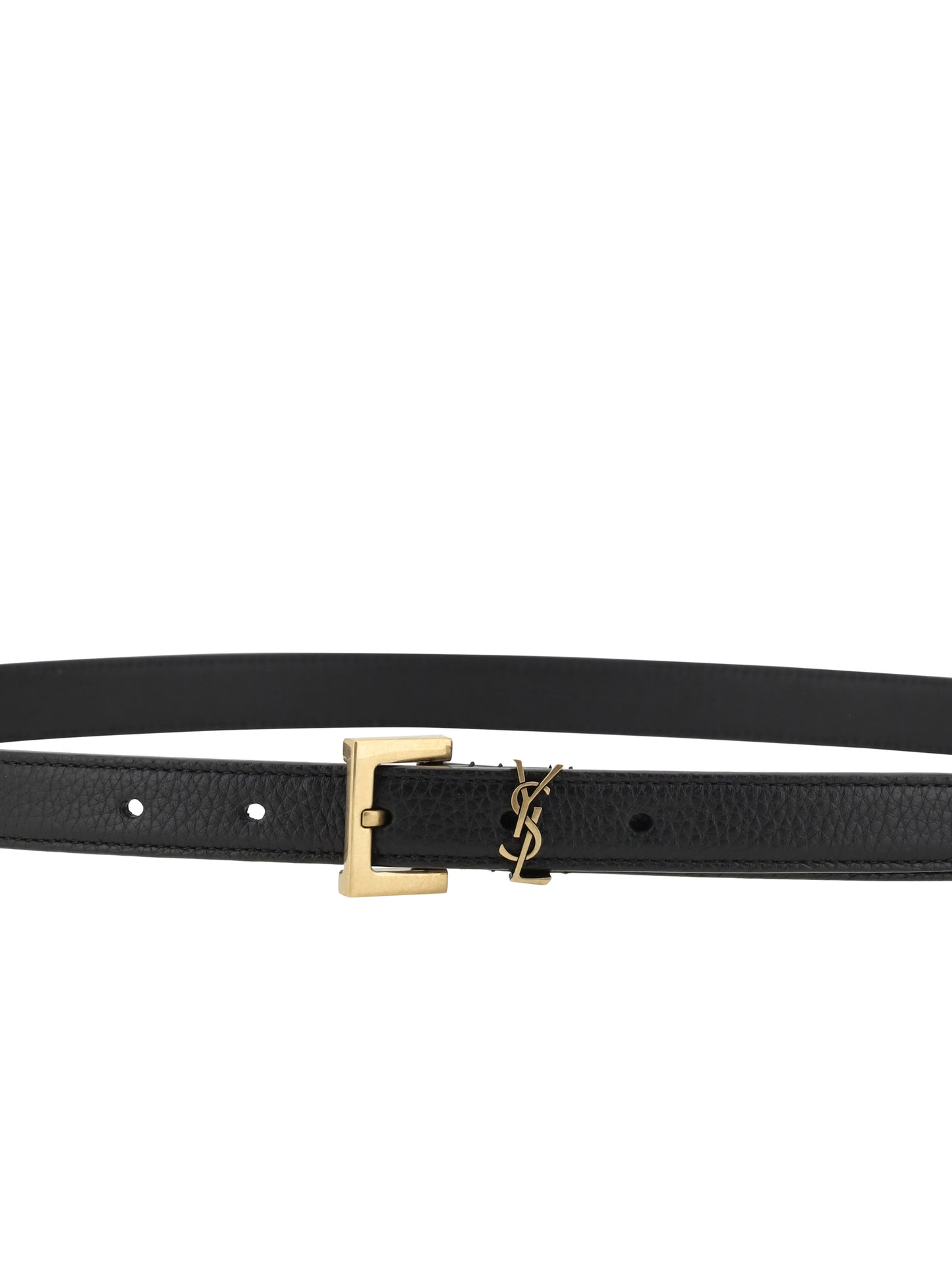 Saint Laurent Men Leather Belt SAINT LAURENT