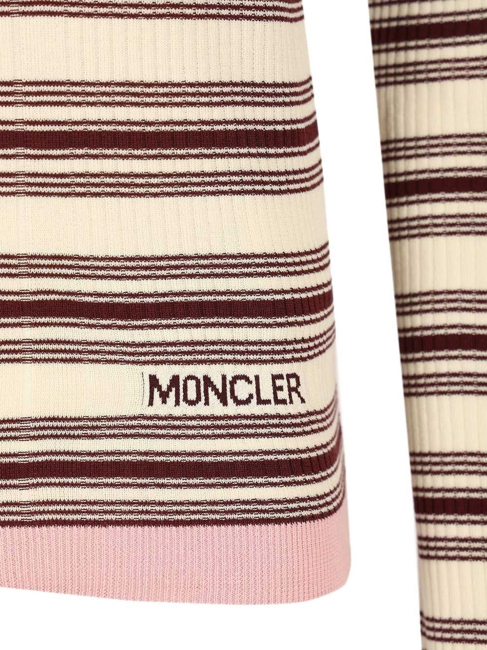 Moncler Women Cotton Crepe Polo Shirt MONCLER