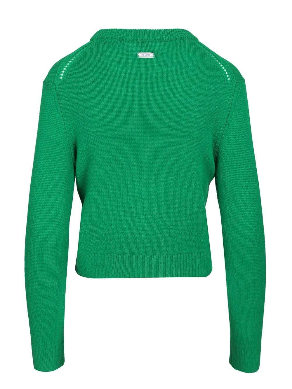 Celine Women Cashmere Crew Neck Sweater CELINE