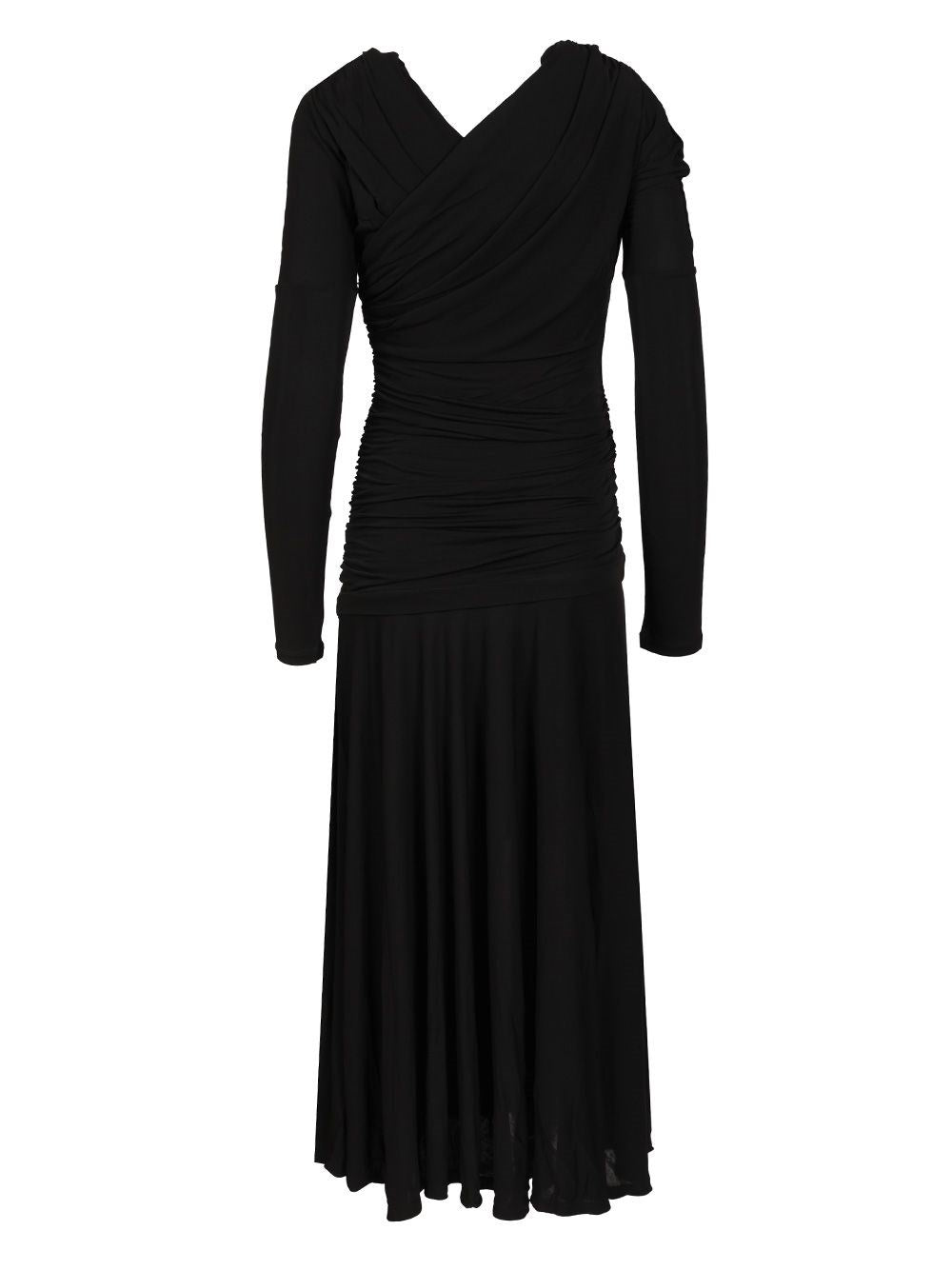 Ganni Women Ruffled Dress GANNI