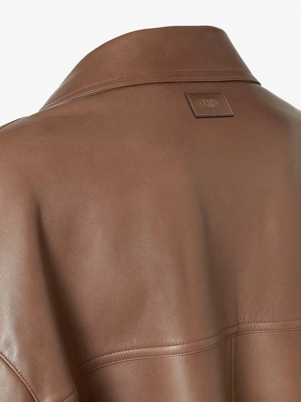 Fendi Men Oversize Leather Trench FENDI
