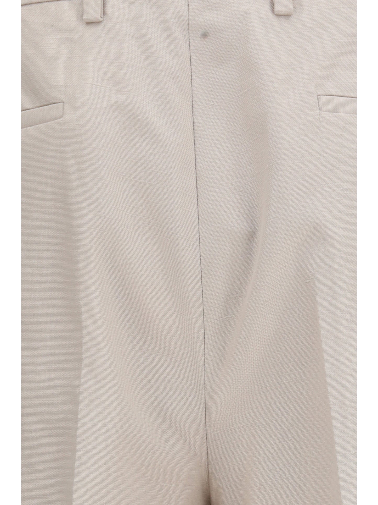 Brunello Cucinelli Men Cotton And Linen Tailored Pants BRUNELLO CUCINELLI
