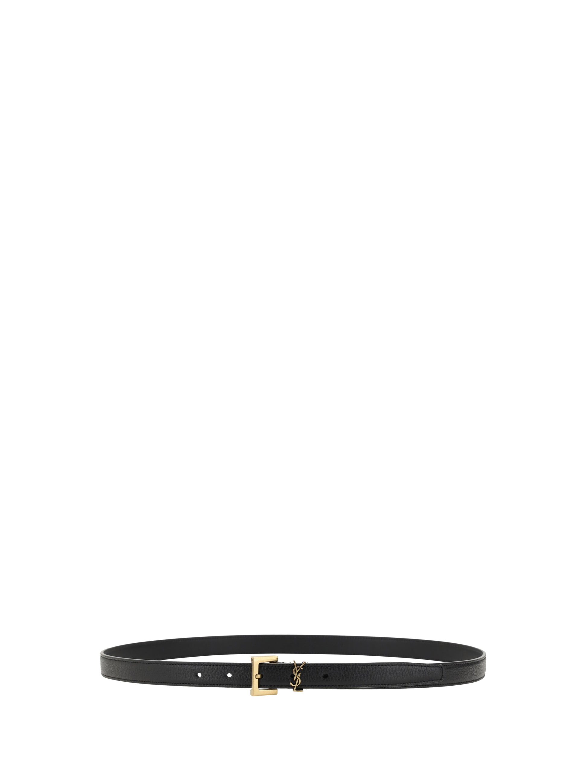 Saint Laurent Men Leather Belt SAINT LAURENT