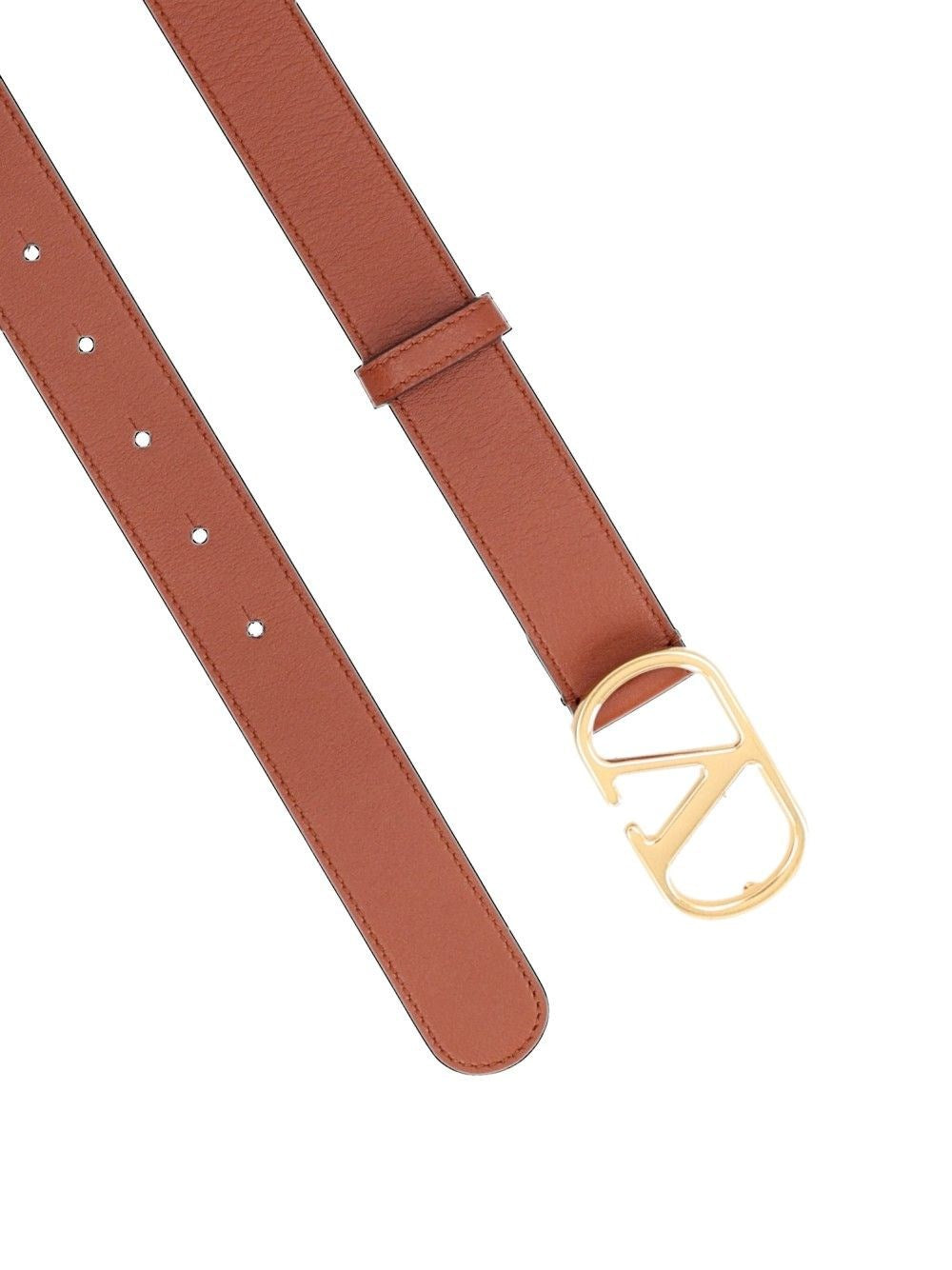 Valentino Garavani Women Vlogo Signature Leather Belt VALENTINO GARAVANI