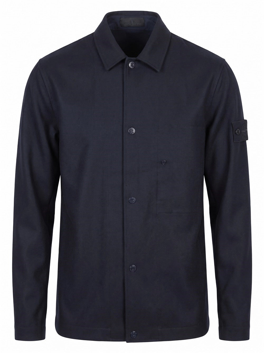 Stone Island Men Wool Nylon Flannel_S.I. Ghost Shirt STONE ISLAND