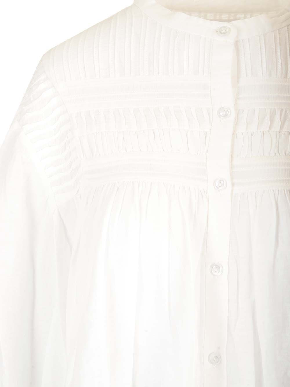 Marant Etoile Women "Plalia" Silk Voile Blouse ISABEL MARANT ETOILE
