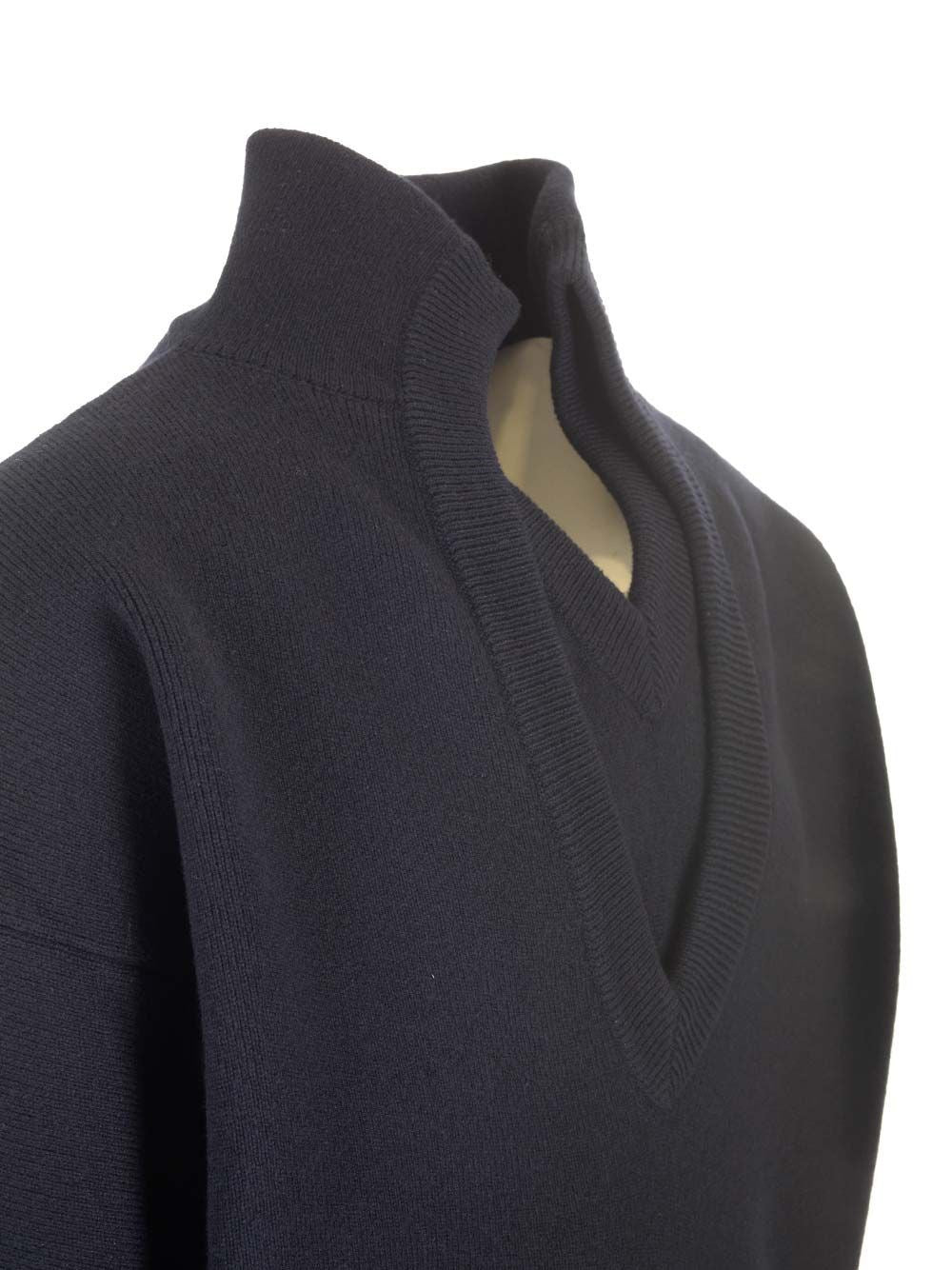 Bottega Veneta Men Compact Wool Sweater BOTTEGA VENETA